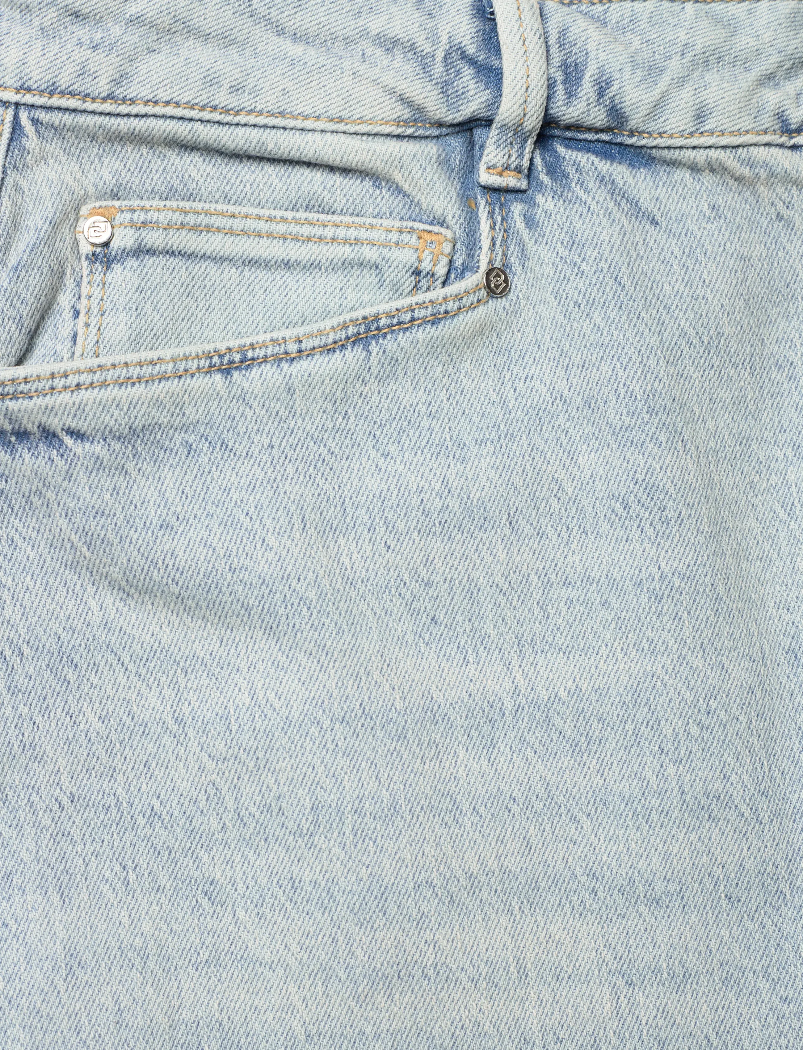 Dante6 - Dante6-Feral denim maxi skirt - džinsiniai sijonai - worn blue - 2