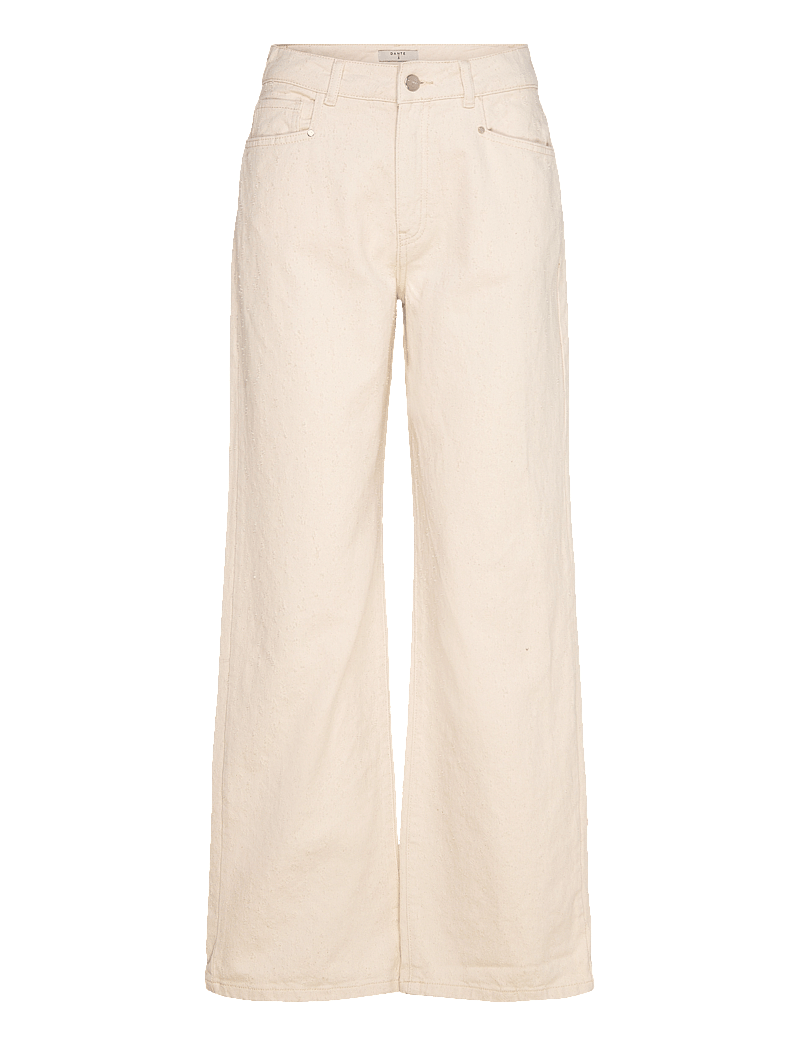 Dante6 - Dante6-Nuit distressed wide leg jeans - hosen mit weitem bein - butter cream - 1