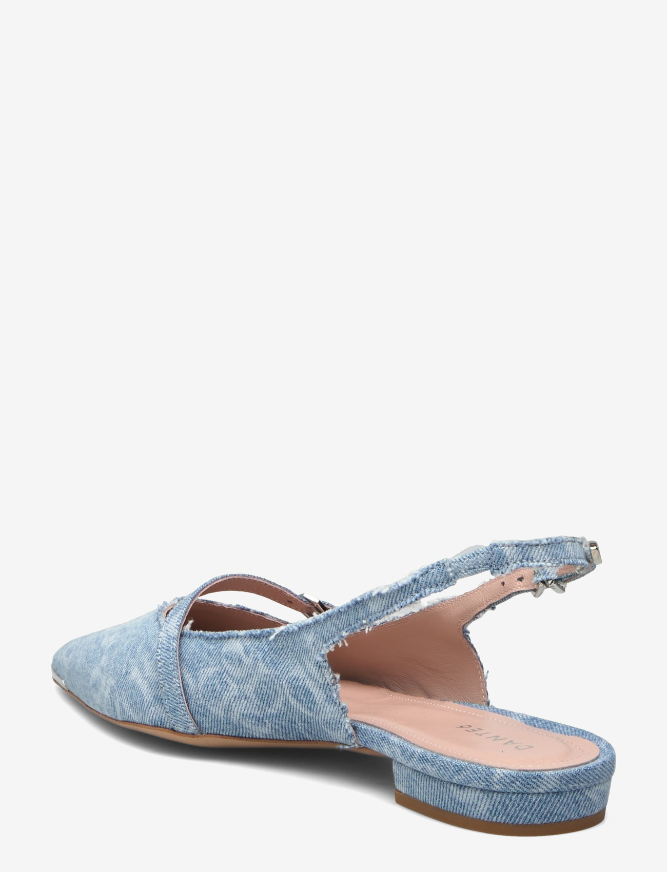 Dante6 - Dante6-Cinque denim flat slingbacks - skywash blue - 3