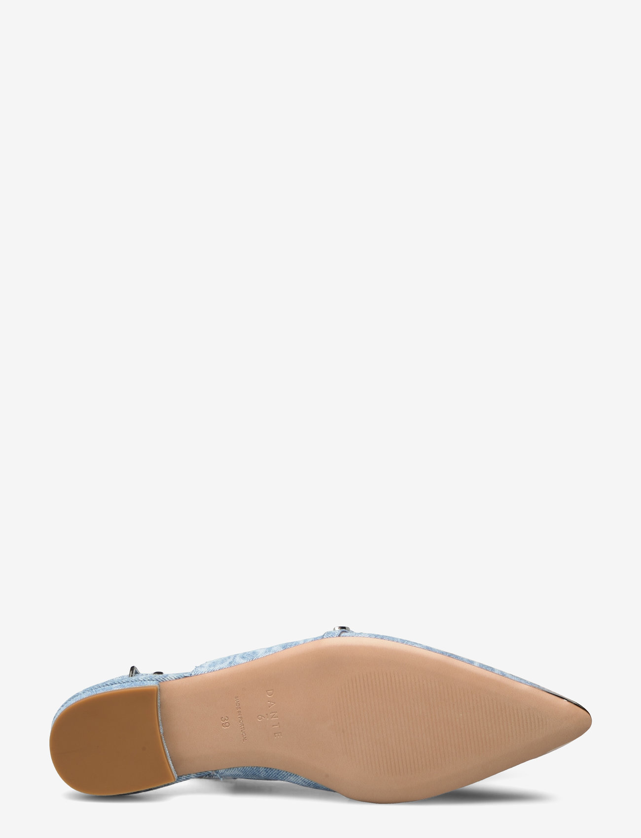 Dante6 - Dante6-Cinque denim flat slingbacks - skywash blue - 5