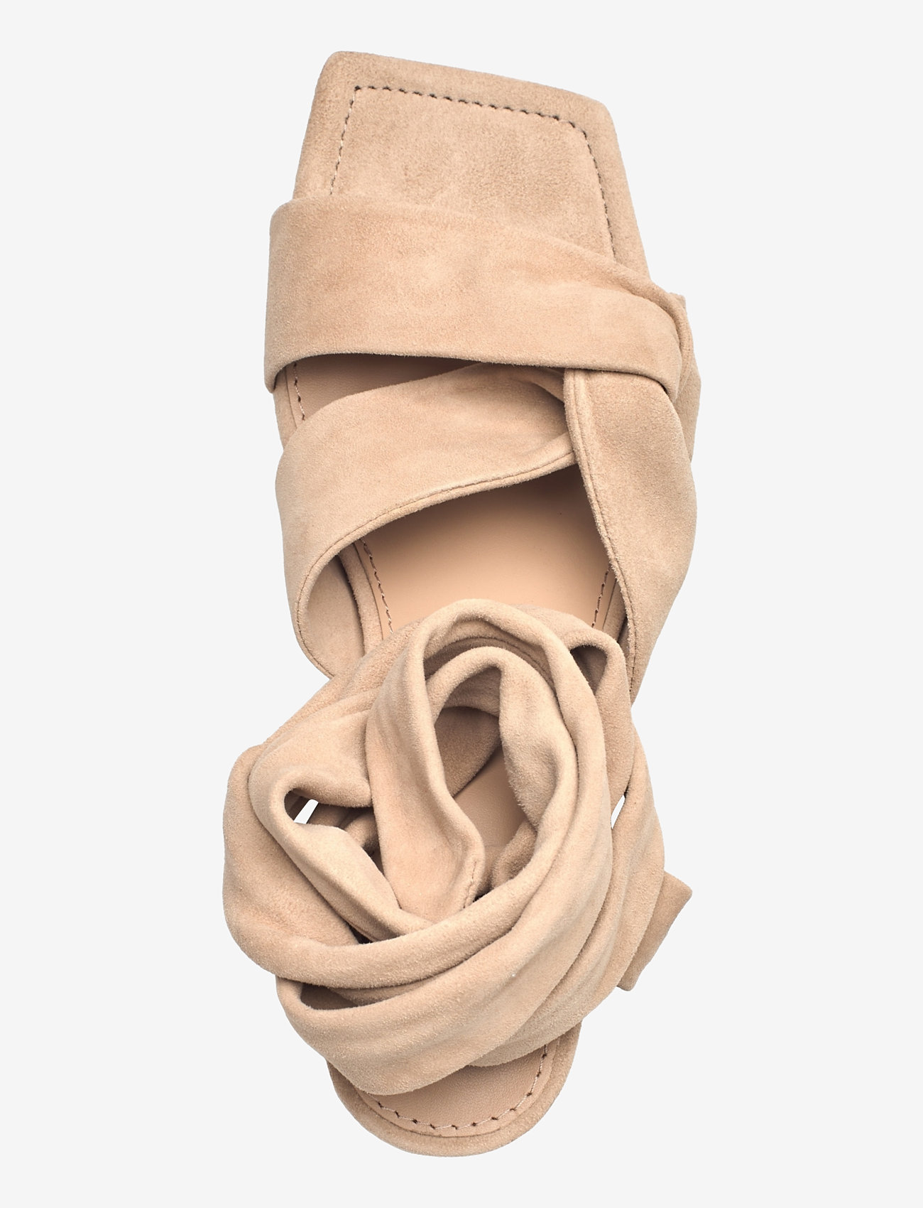 Dante6 - Dante6-Ziya heeled suede sandals - heeled sandals - ginger beige - 4