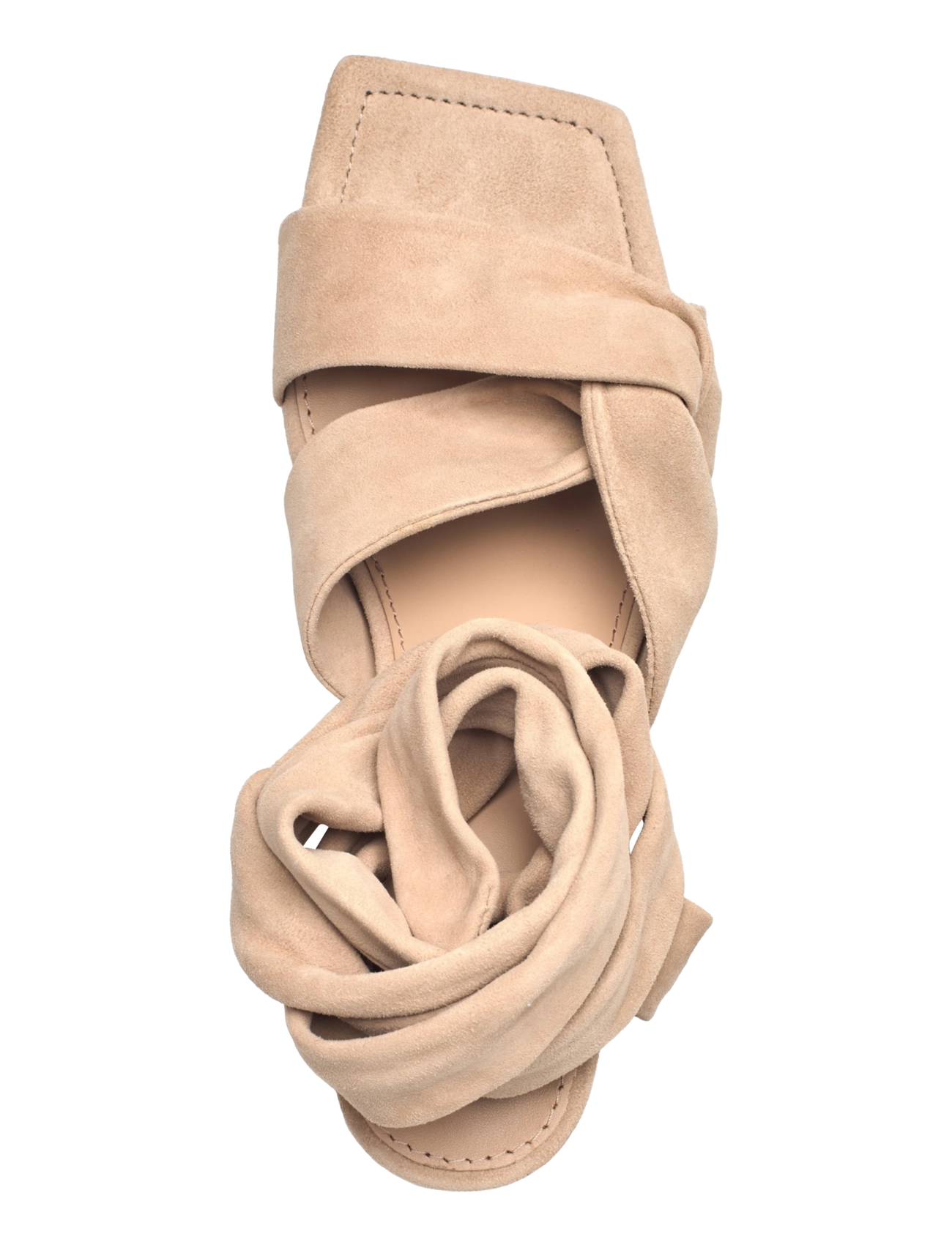 Dante6 - Dante6-Ziya heeled suede sandals - ginger beige - 4