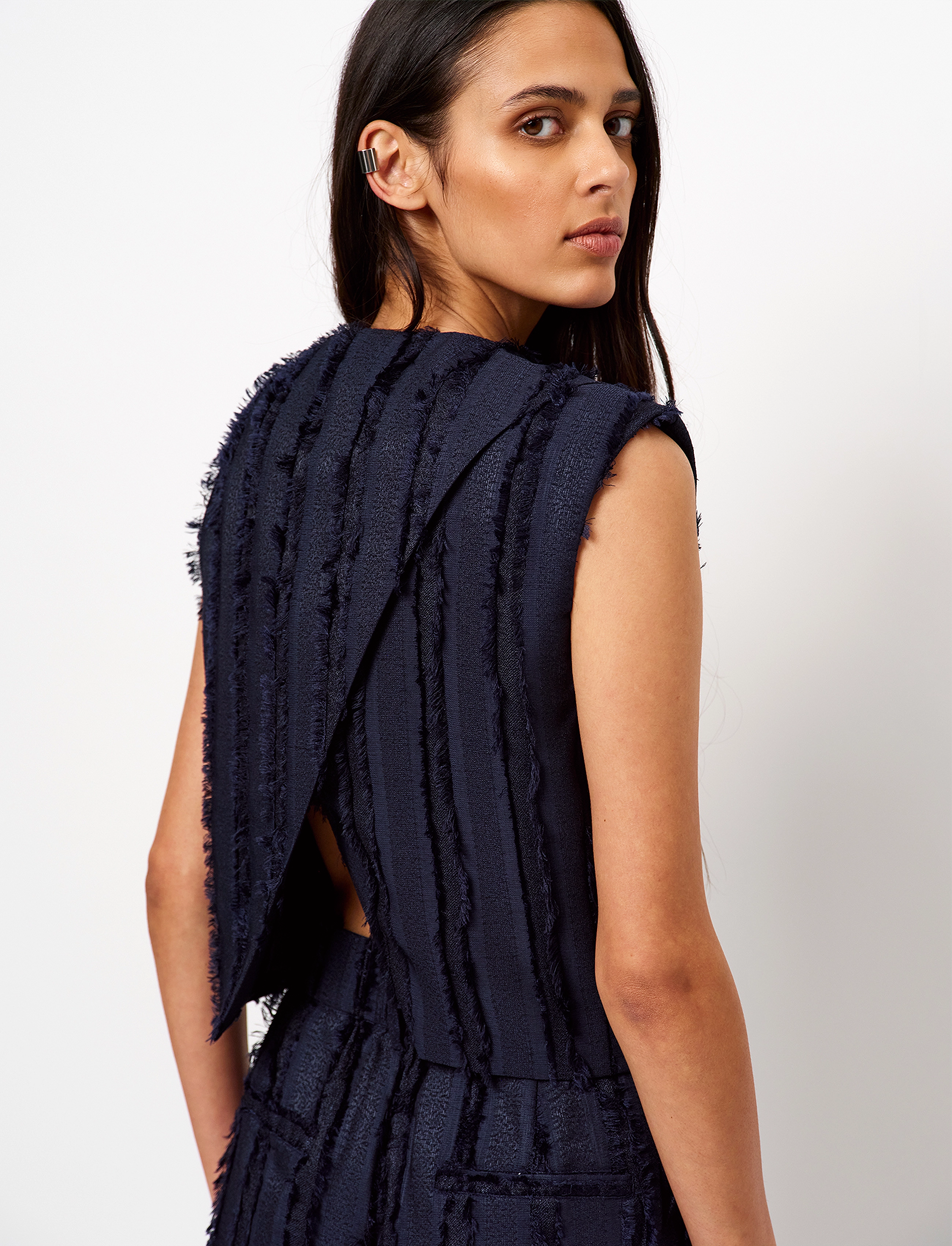 Dante6 - Dante6-Kalina fil coupé gilet - nocturnal blue - 3