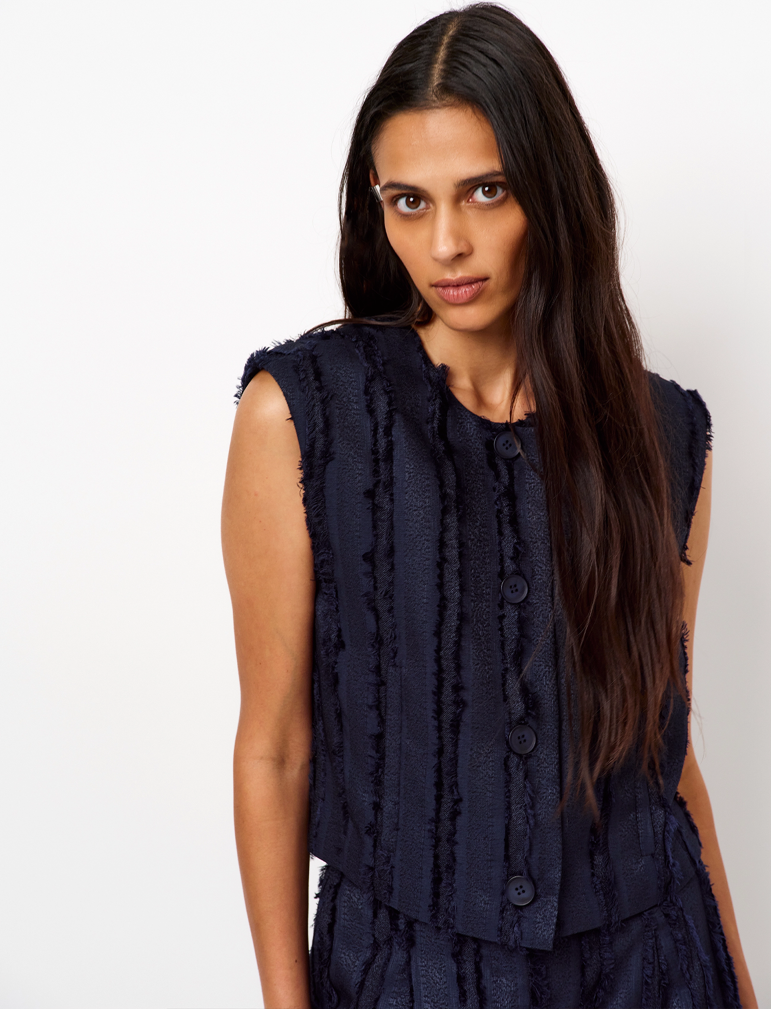 Dante6 - Dante6-Kalina fil coupé gilet - nocturnal blue - 5