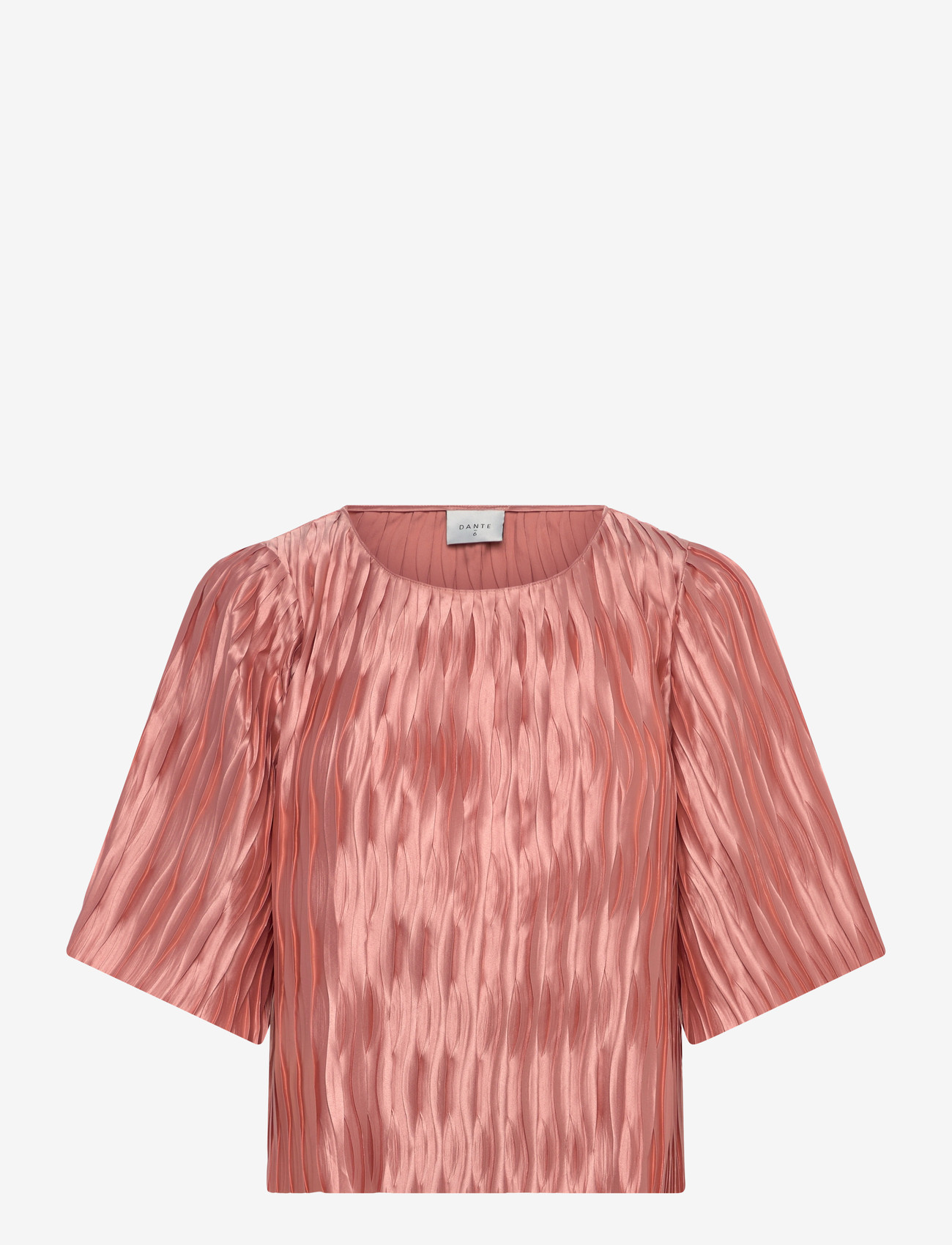 Dante6 - Dante6-Lelia plissé top - kurzämlige blusen - antique blush - 0
