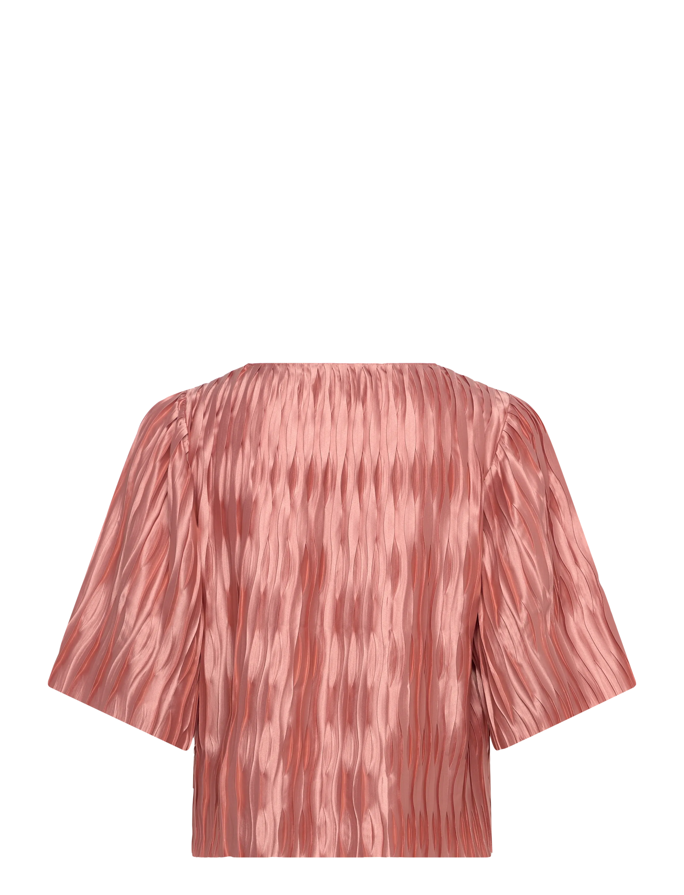Dante6 - Dante6-Lelia plissé top - kortærmede bluser - antique blush - 1