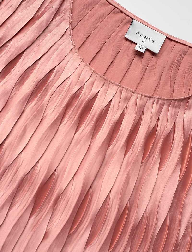Dante6 - Dante6-Lelia plissé top - kurzämlige blusen - antique blush - 2