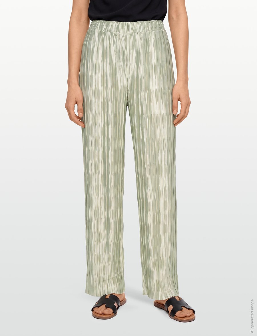 Dante6 - Dante6-Lilium plissé pants - bukser med brede ben - soft pistachio - 3