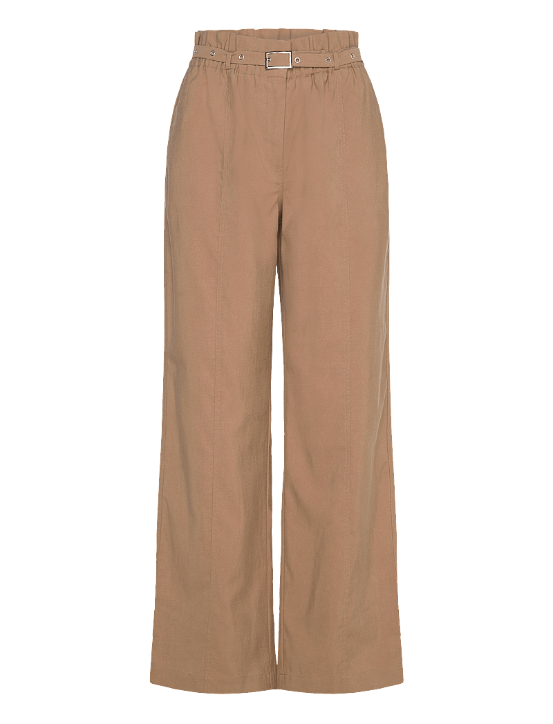 Dante6 - Dante6-Tyler belted adjustable pants - wide leg trousers - spiced camel - 1