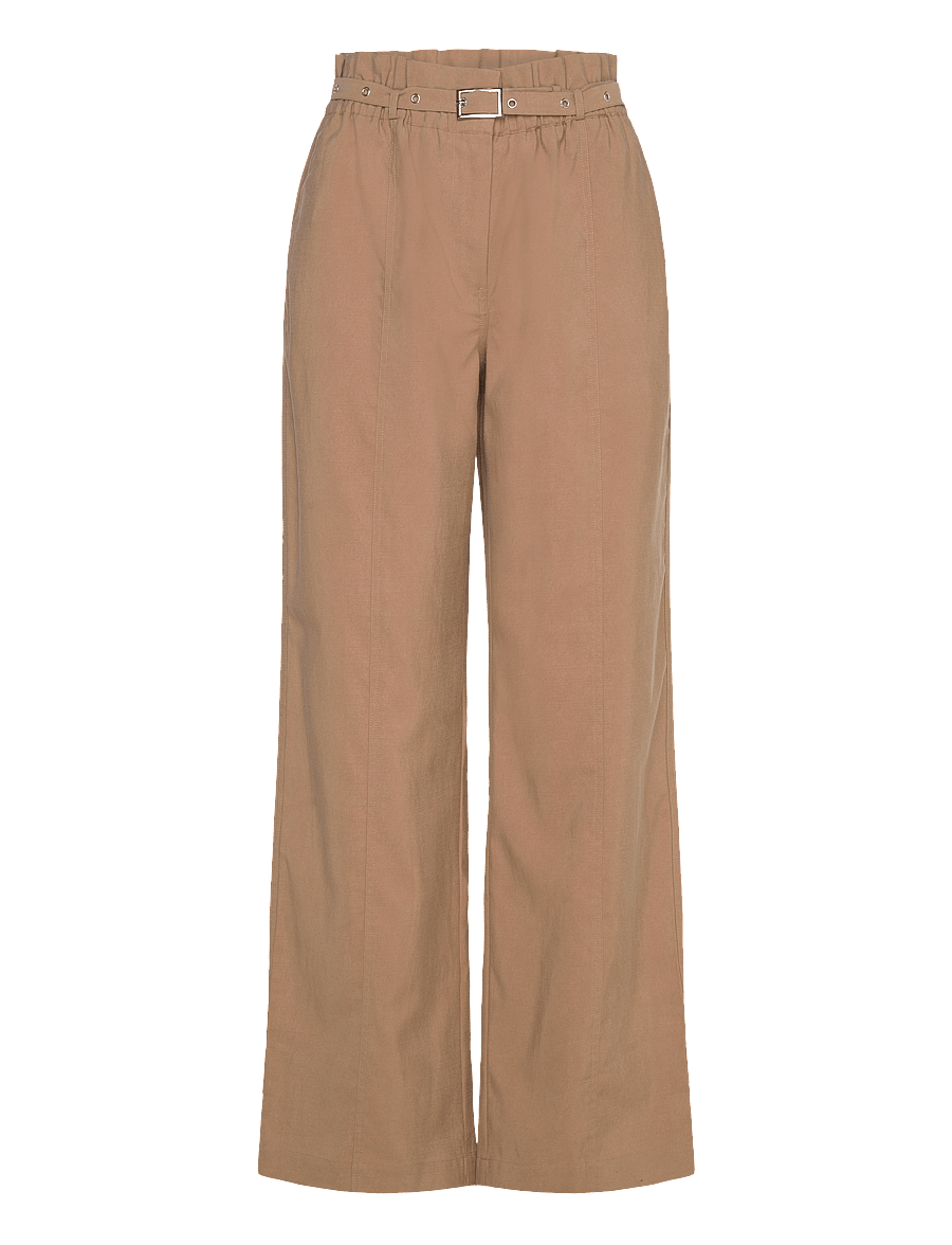 Dante6 - Dante6-Tyler belted adjustable pants - wijde broeken - spiced camel - 1