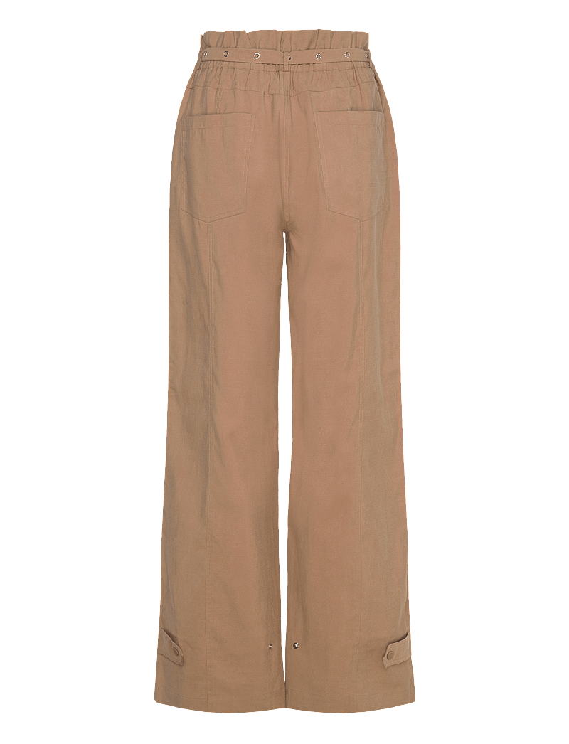 Dante6 - Dante6-Tyler belted adjustable pants - wide leg trousers - spiced camel - 2