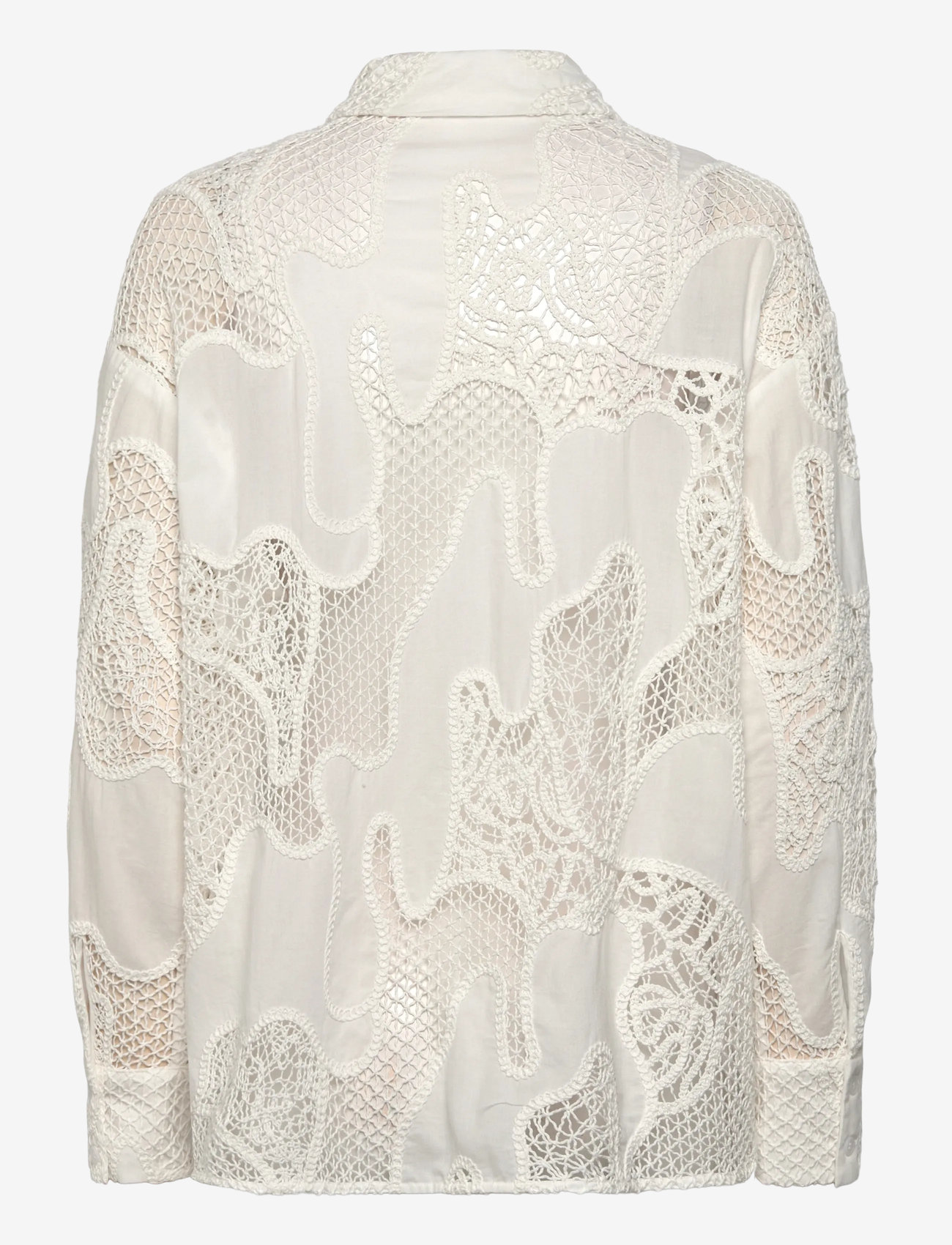 Dante6 - Dante6-Eleanor embroidered shirt - milk white - 2