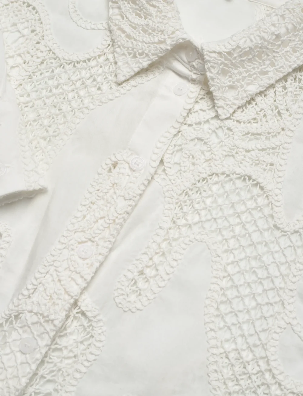 Dante6 - Dante6-Eleanor embroidered shirt - pitkähihaiset kauluspaidat - milk white - 5