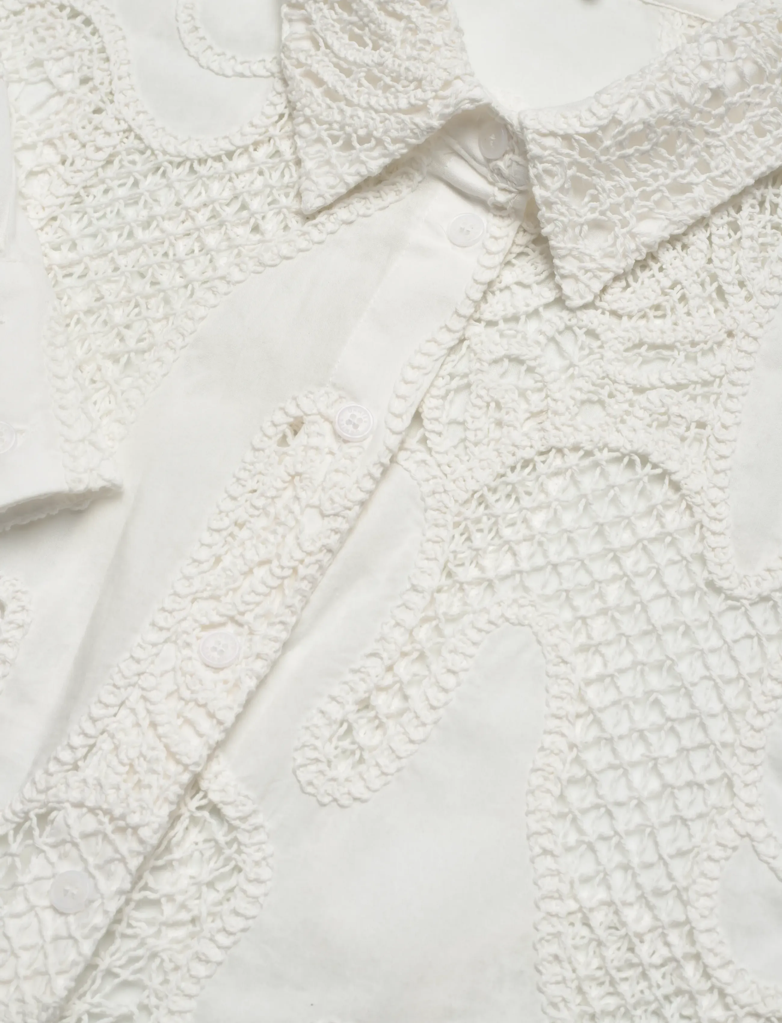 Dante6 - Dante6-Eleanor embroidered shirt - langärmlige hemden - milk white - 5