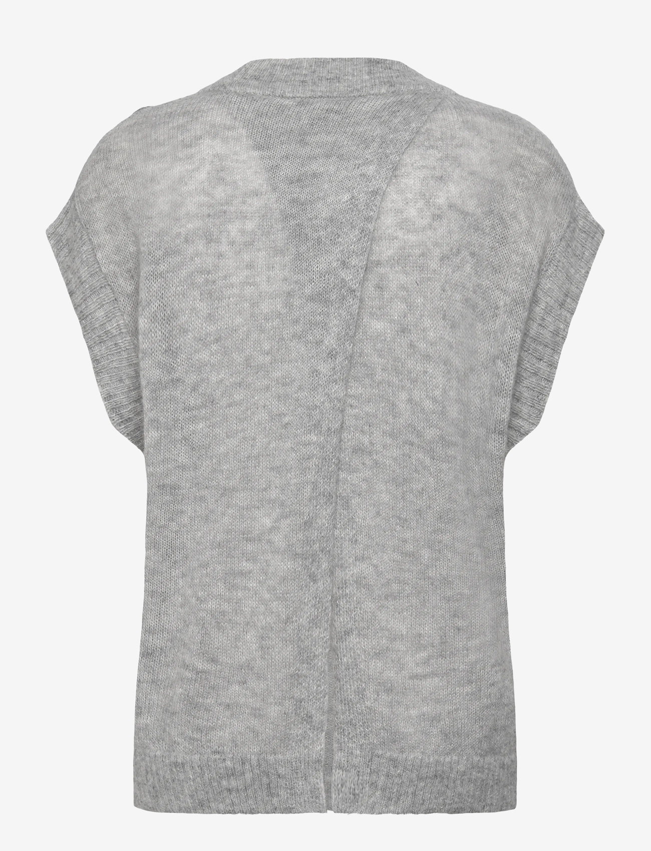 Dante6 - Dante6-Nycia Sleeveless sequin sweater - kootud vestid - heather grey - 2