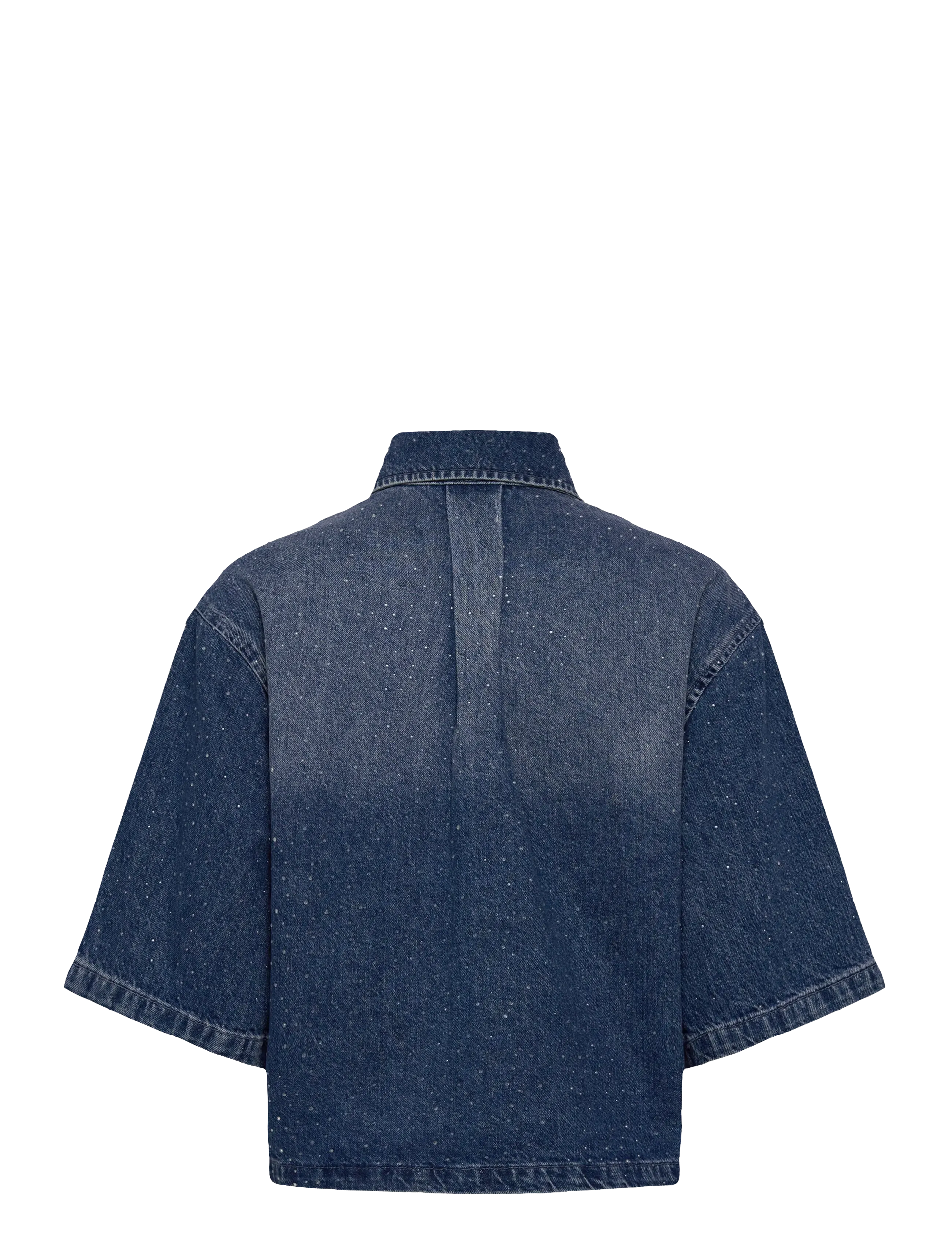 Dante6 - Dante6-Daisy rhinestone denim shirt - vintage blue - 2