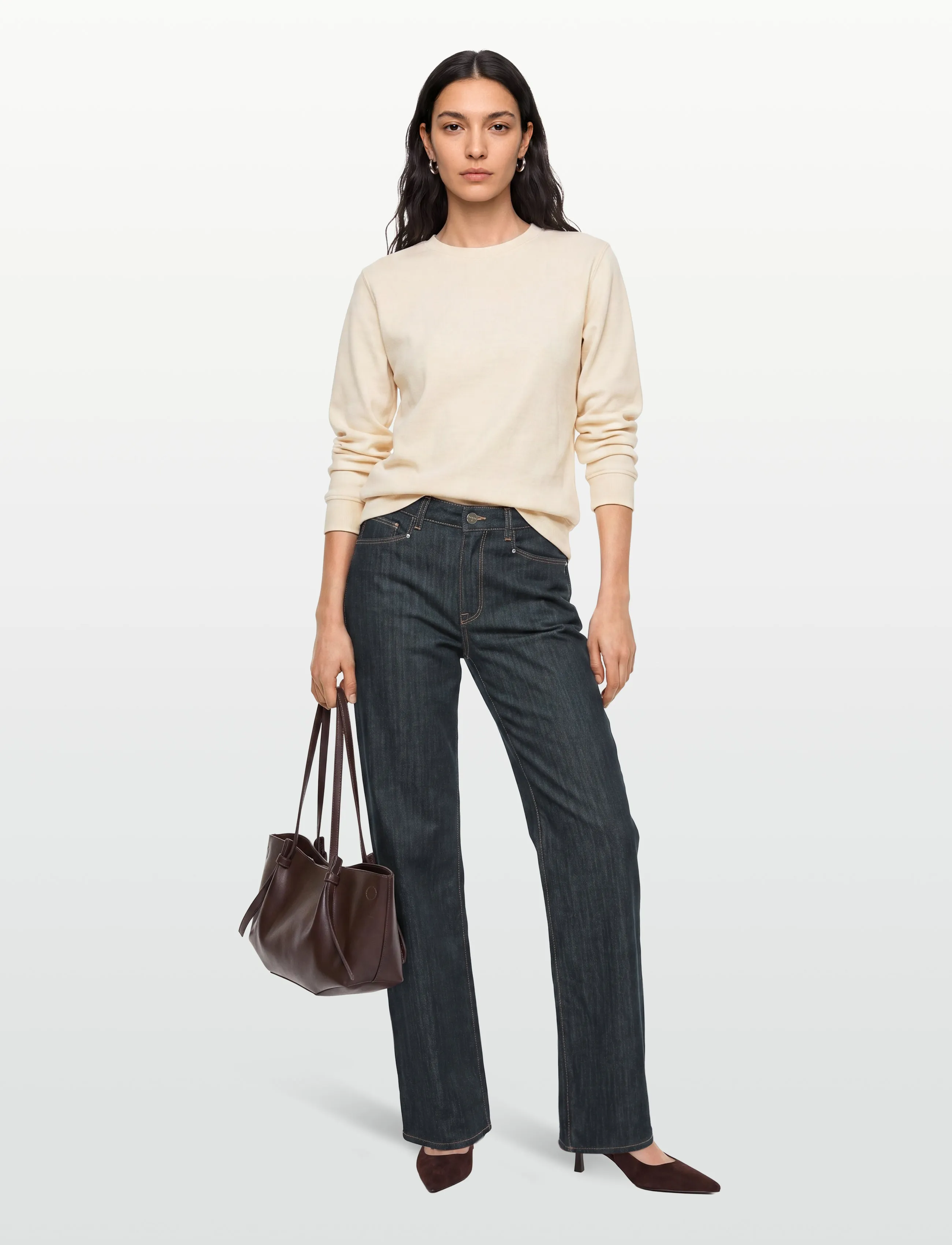 Dante6 -Nuit Indigo Wide Leg Jeans, 27, Marineblau - Wide, Frauen