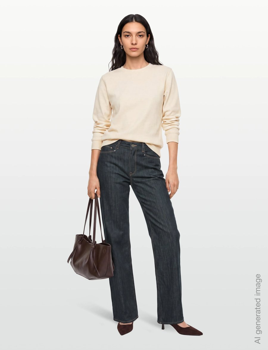 Dante6 - Dante6-Nuit indigo wide leg jeans - brede jeans - dark indigo - 0