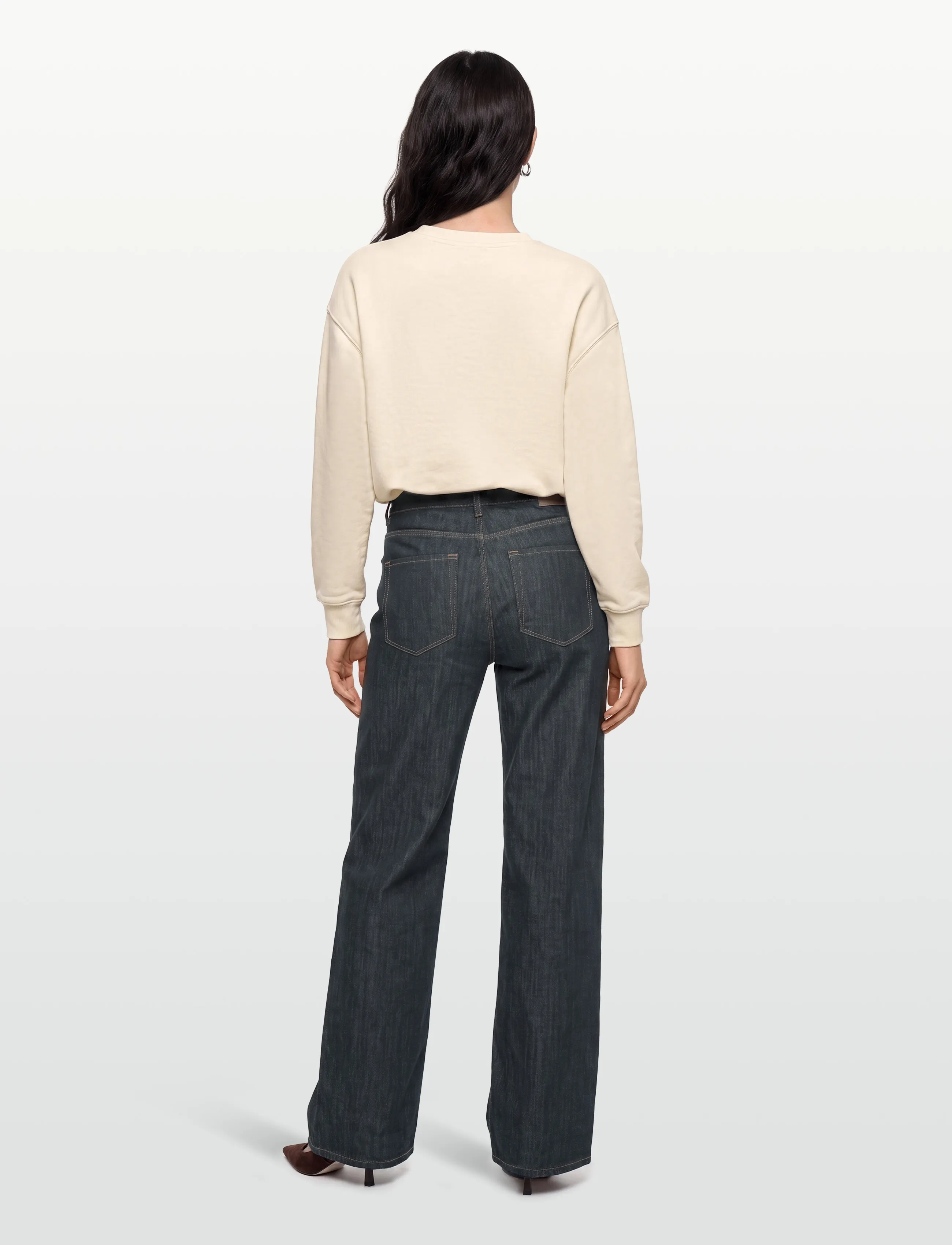 Dante6 - Dante6-Nuit indigo wide leg jeans - vida jeans - dark indigo - 4