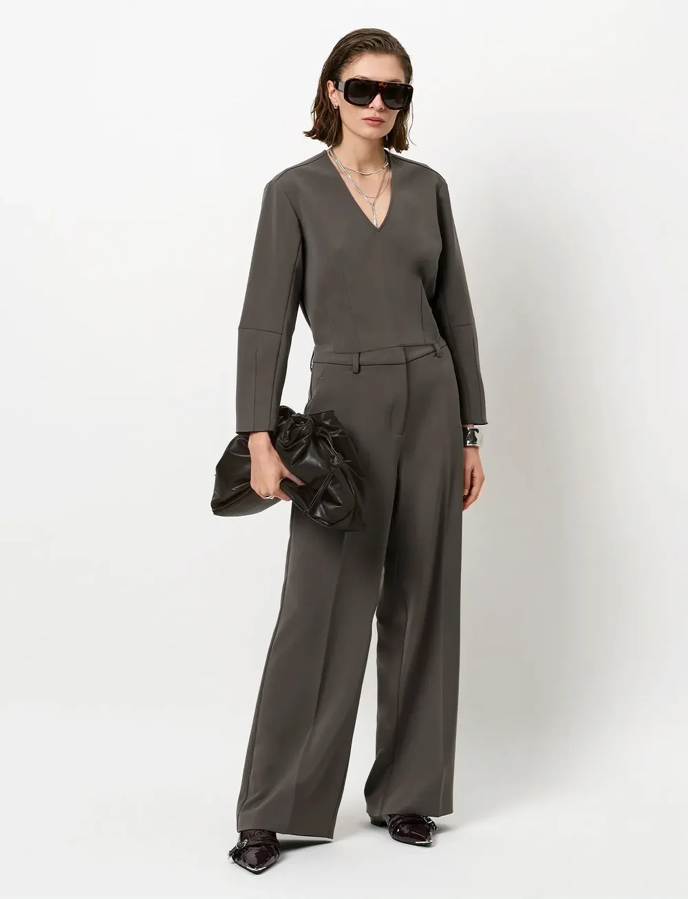 Dante6 - Dante6-Alain tailored pants - formell - antique grey - 0