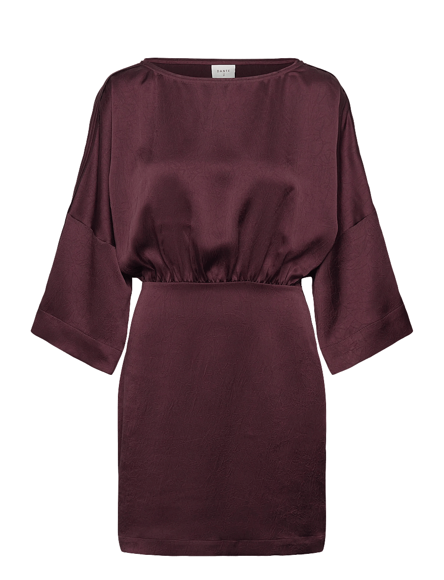 Dante6 - Dante6-Maven kimono sleeve dress - trumpos suknelės - mulberry red - 1