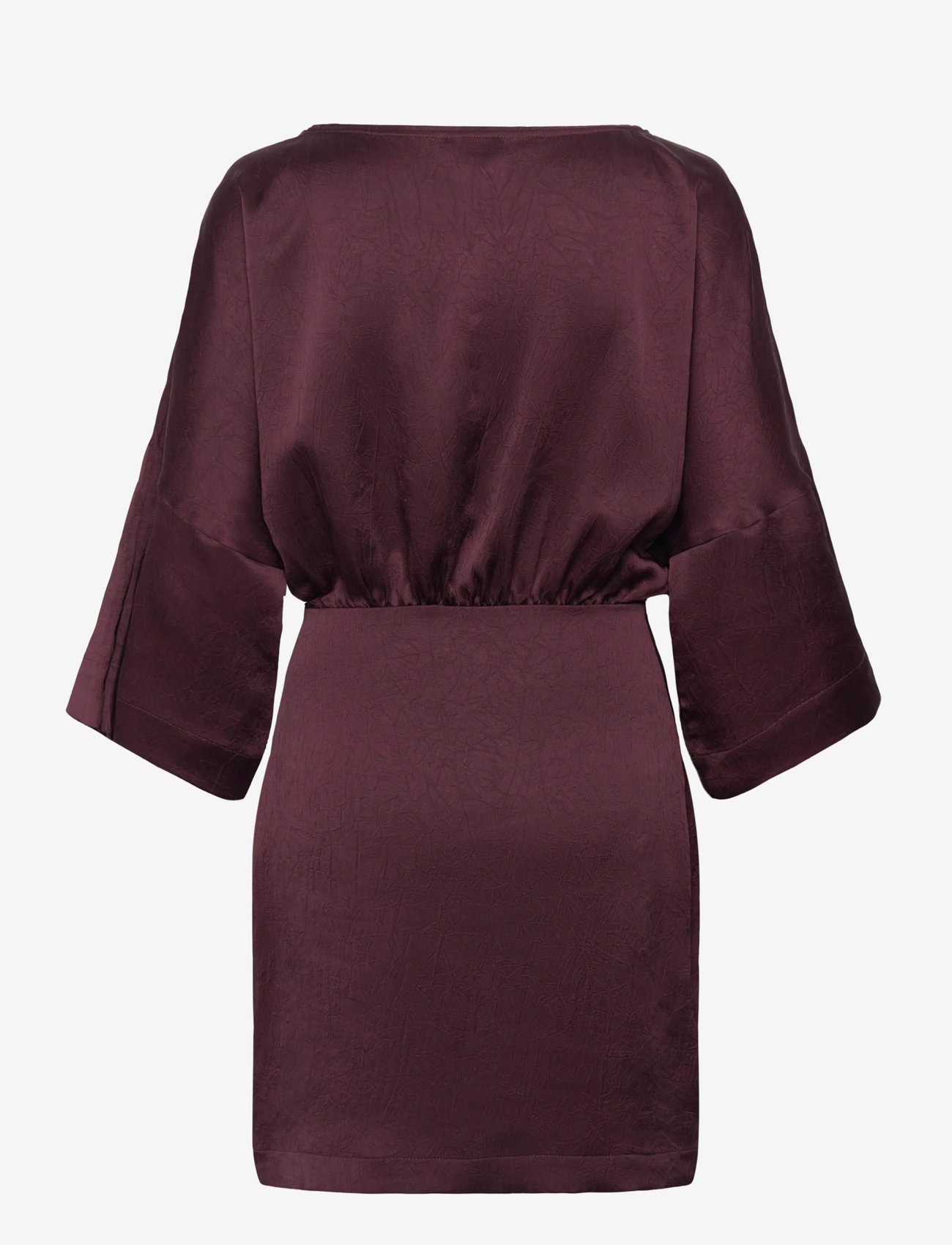 Dante6 - Dante6-Maven kimono sleeve dress - short dresses - mulberry red - 1