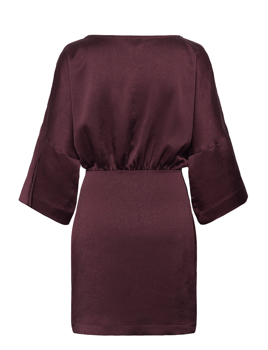 Dante6 - Dante6-Maven kimono sleeve dress - trumpos suknelės - mulberry red - 2