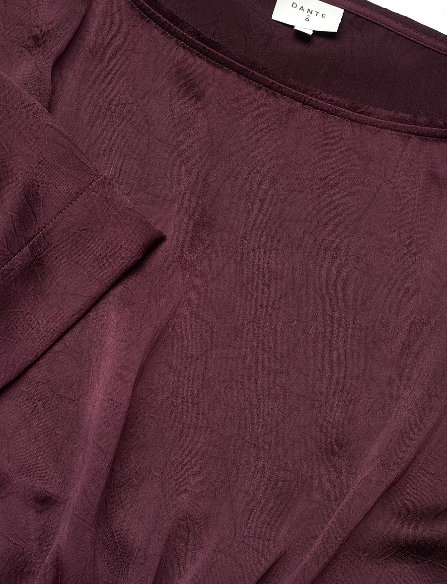 Dante6 - Dante6-Maven kimono sleeve dress - trumpos suknelės - mulberry red - 5