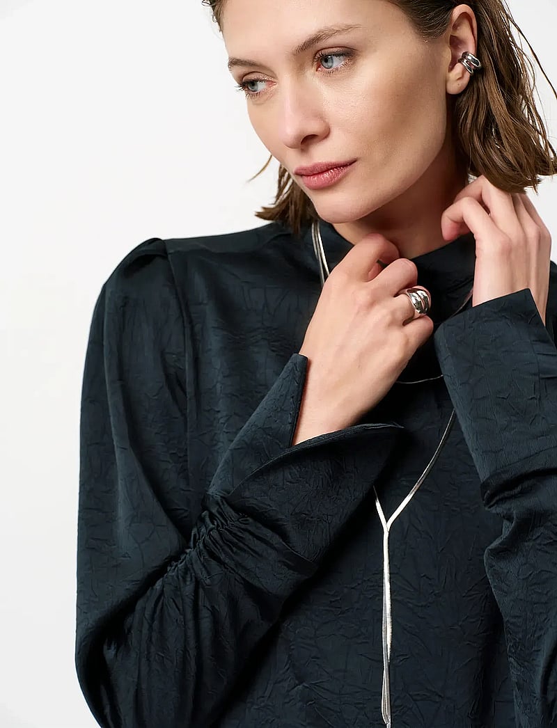 Dante6 - Dante6-Pristine turtle top - pikkade varrukatega pluusid - midnight green - 3