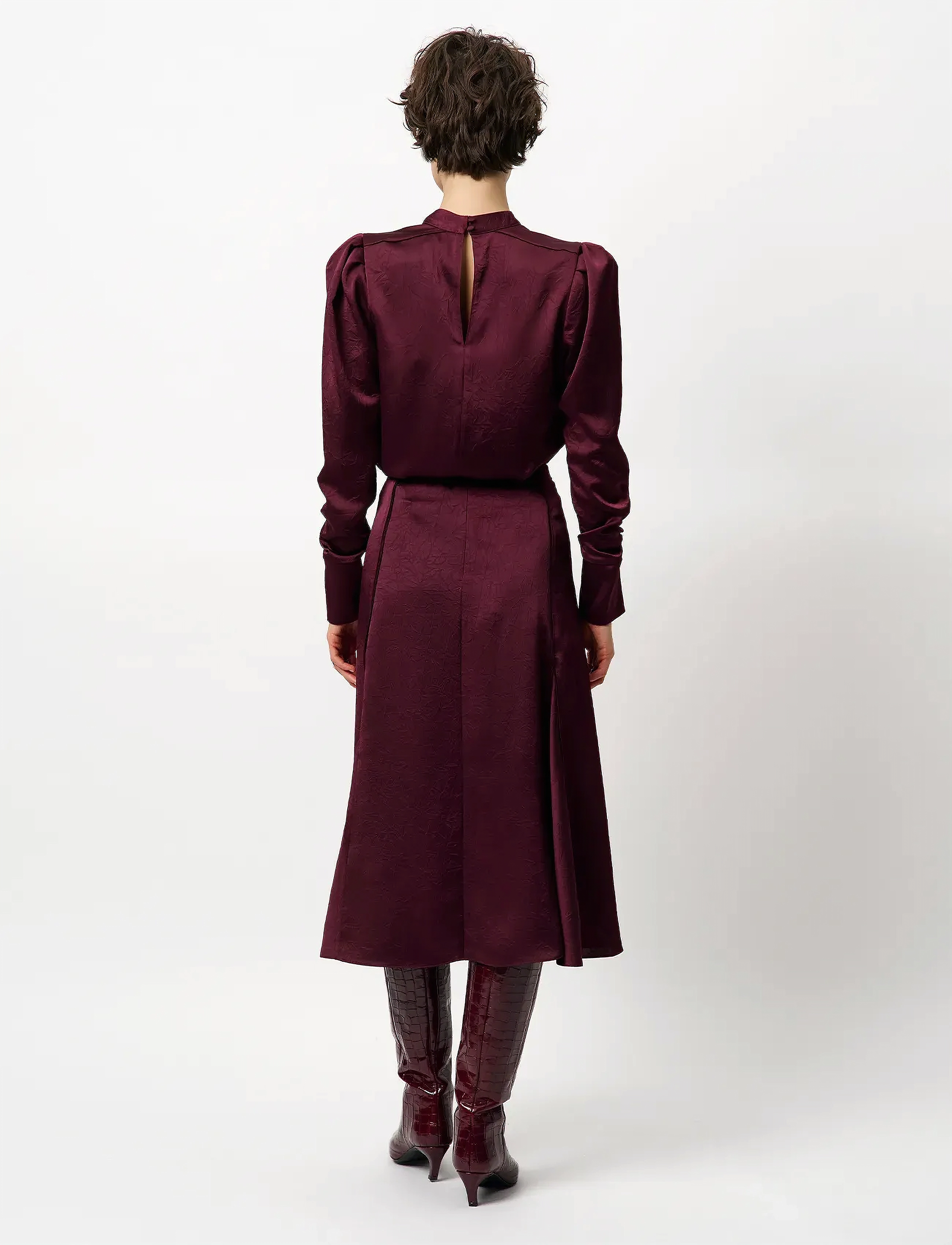 Dante6 - Dante6-Pristine turtle top - langærmede bluser - mulberry red - 4
