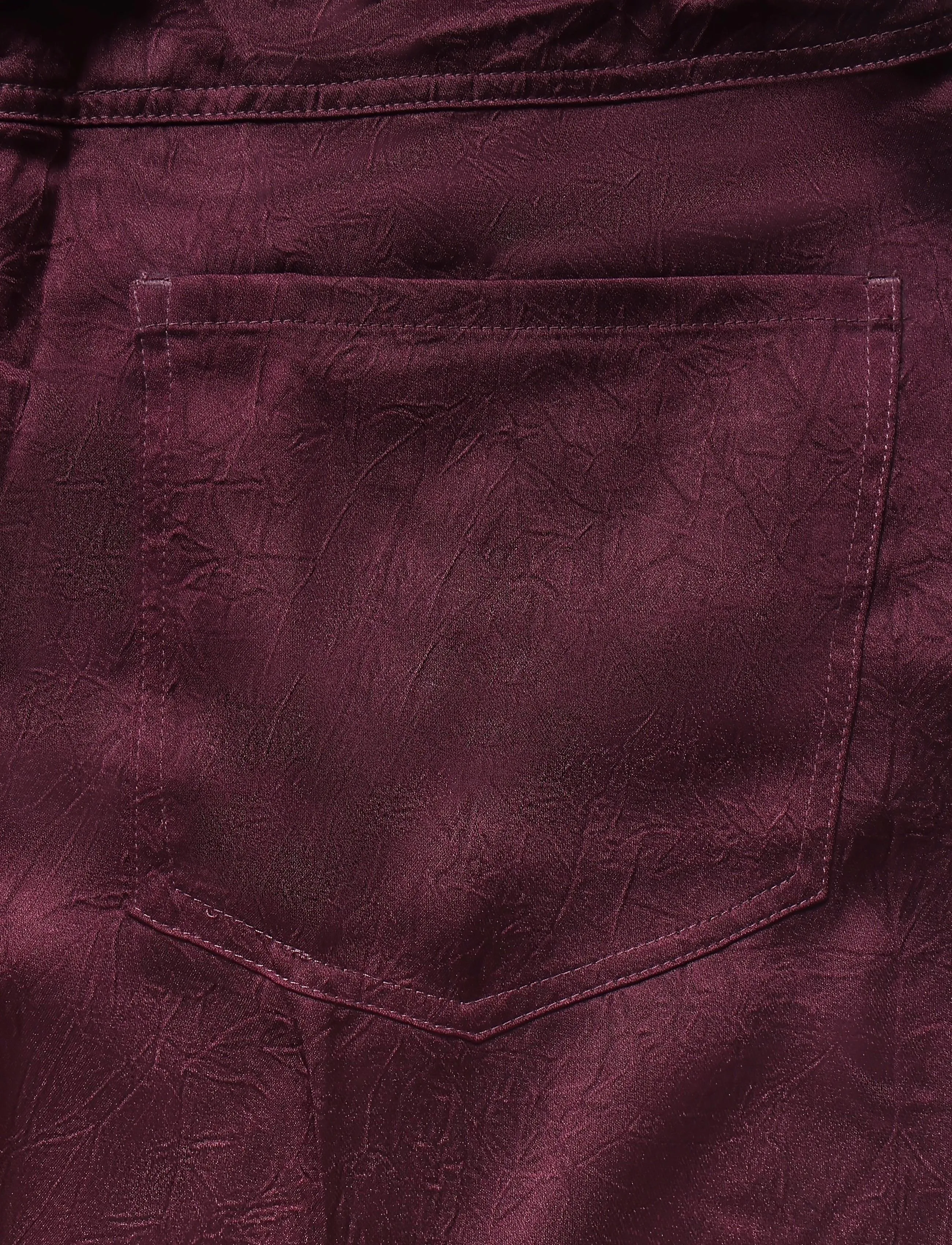 Dante6 - Dante6-Summit 5-pocket satin pants - mulberry red - 2