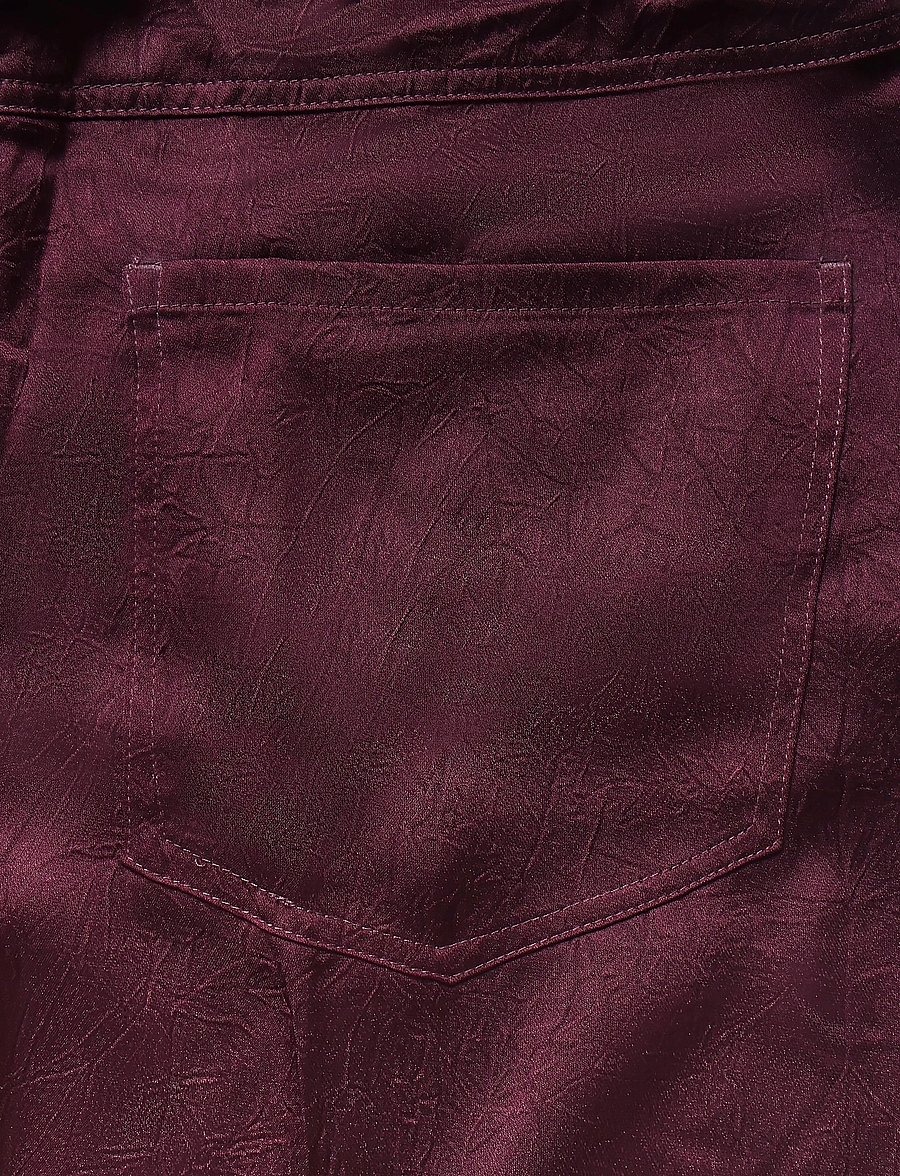 Dante6 - Dante6-Summit 5-pocket satin pants - mulberry red - 2