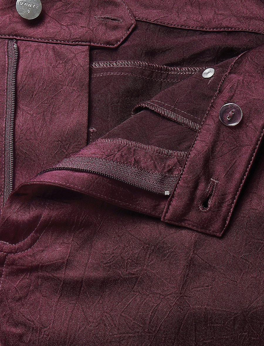 Dante6 - Dante6-Summit 5-pocket satin pants - mulberry red - 3