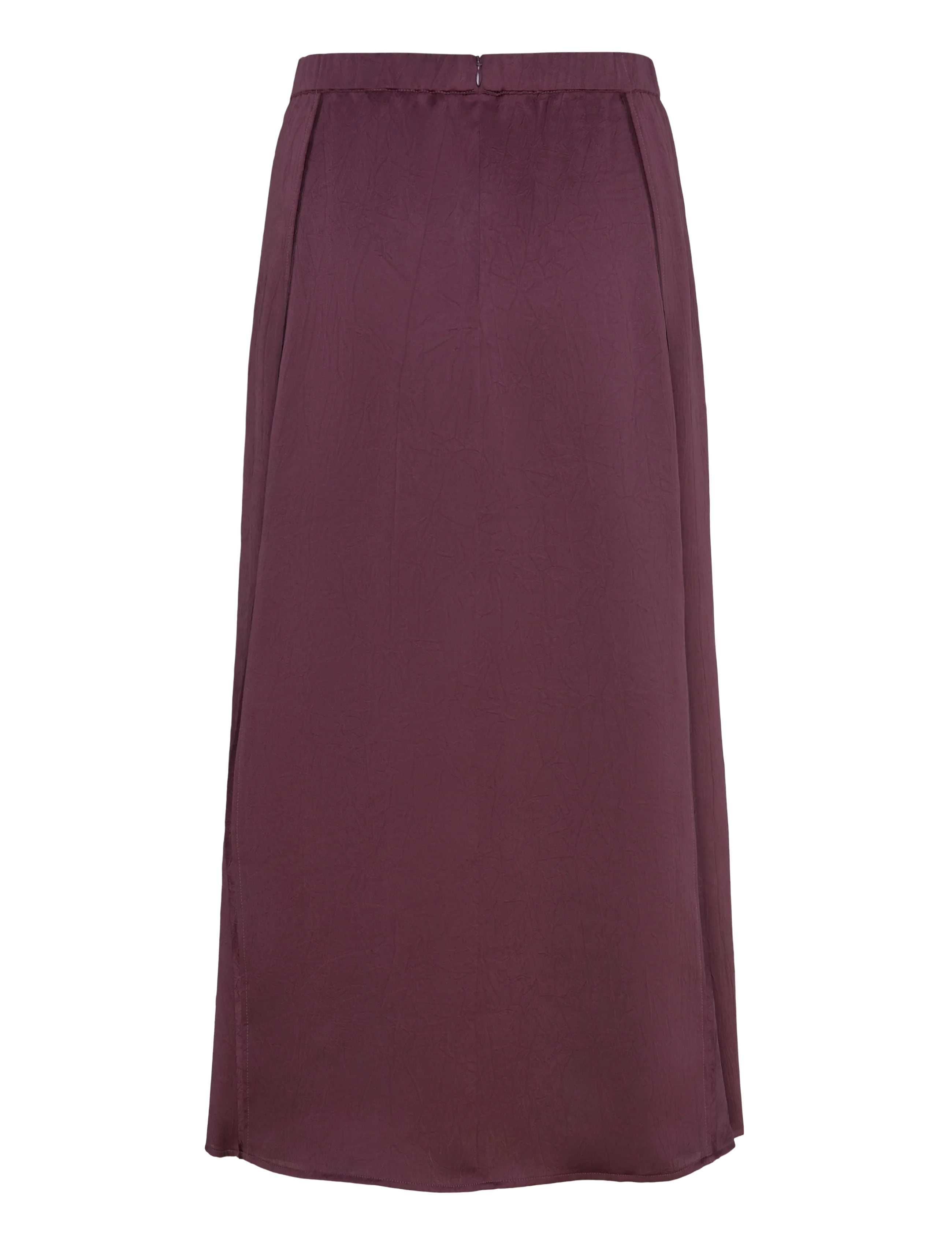 Dante6 - Dante6-Mirage flowy satin skirt - midi-röcke - mulberry red - 2