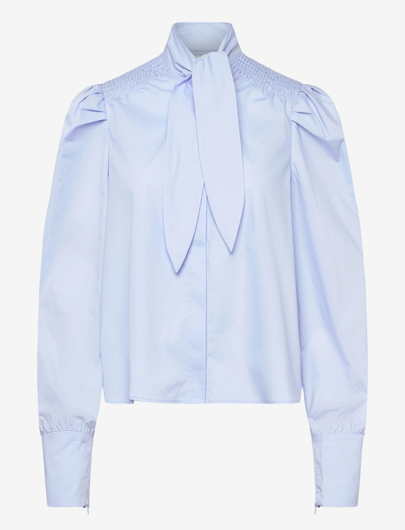 Dante6 - Dante6-Casson smocked blouse - palaidinės ilgomis rankovėmis - blue mist - 1