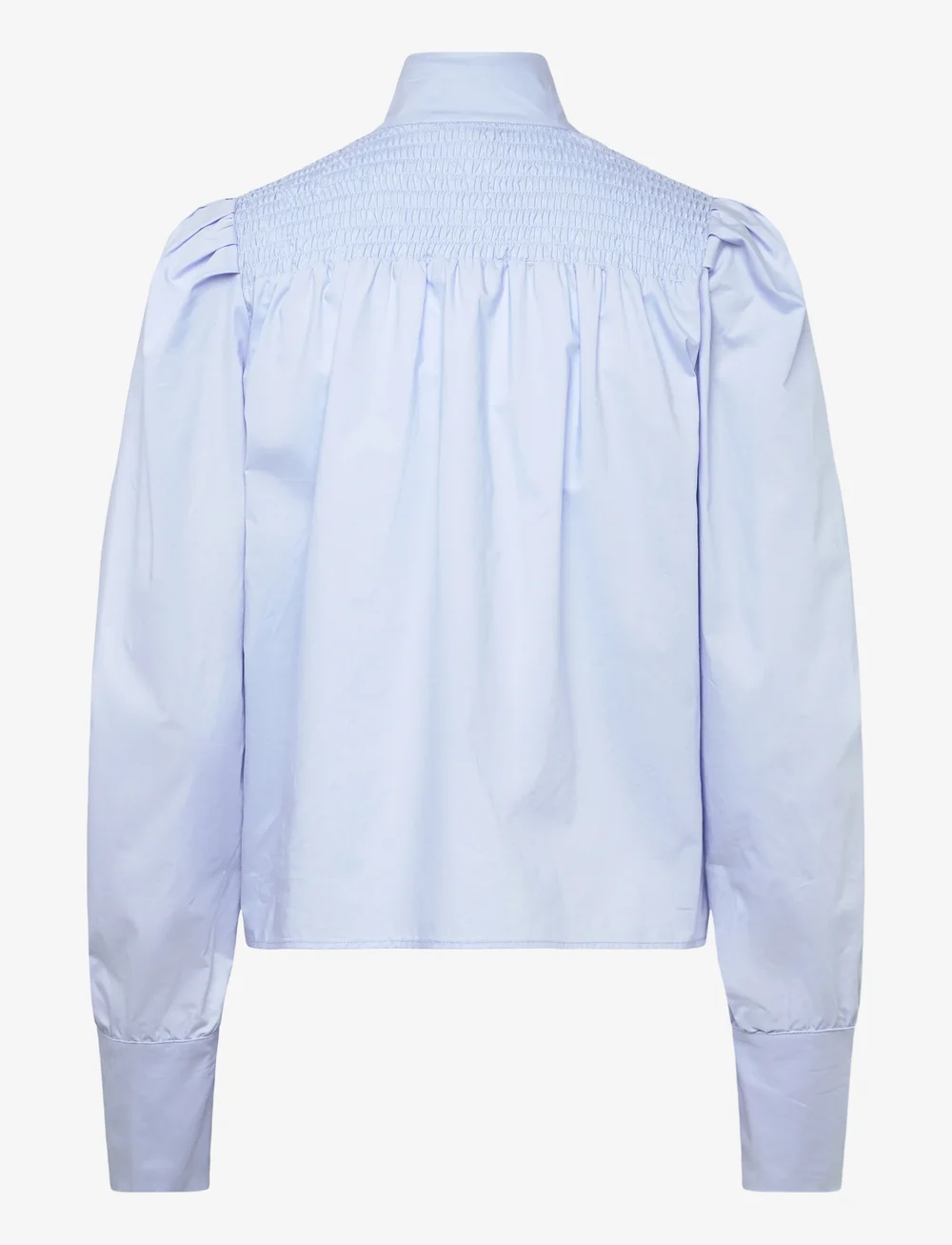 Dante6 - Dante6-Casson smocked blouse - long sleeved blouses - blue mist - 2