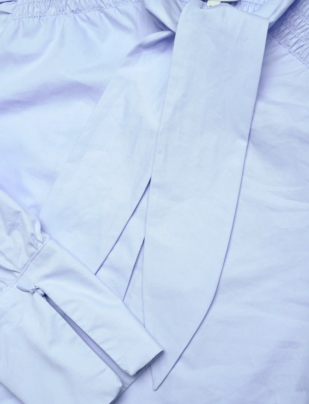 Dante6 - Dante6-Casson smocked blouse - long sleeved blouses - blue mist - 5