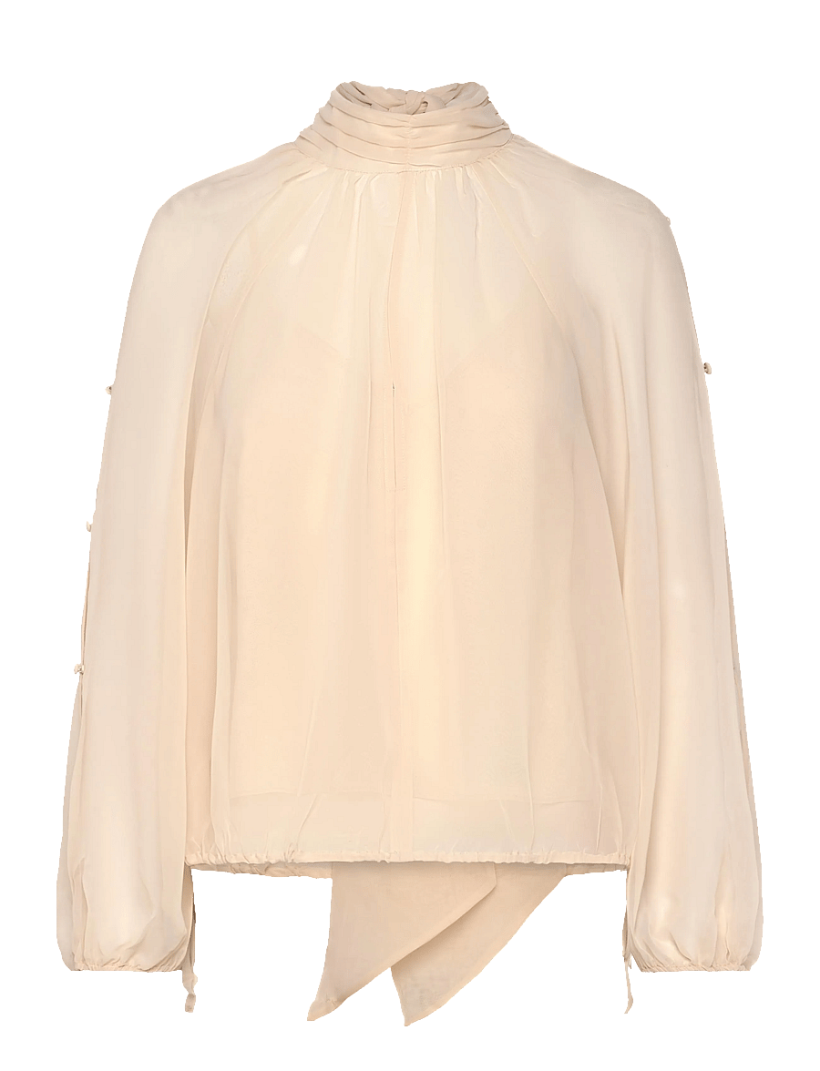 Dante6 - Dante6-Sonia bohemian blouse - långärmade blusar - oatmeal cream - 0