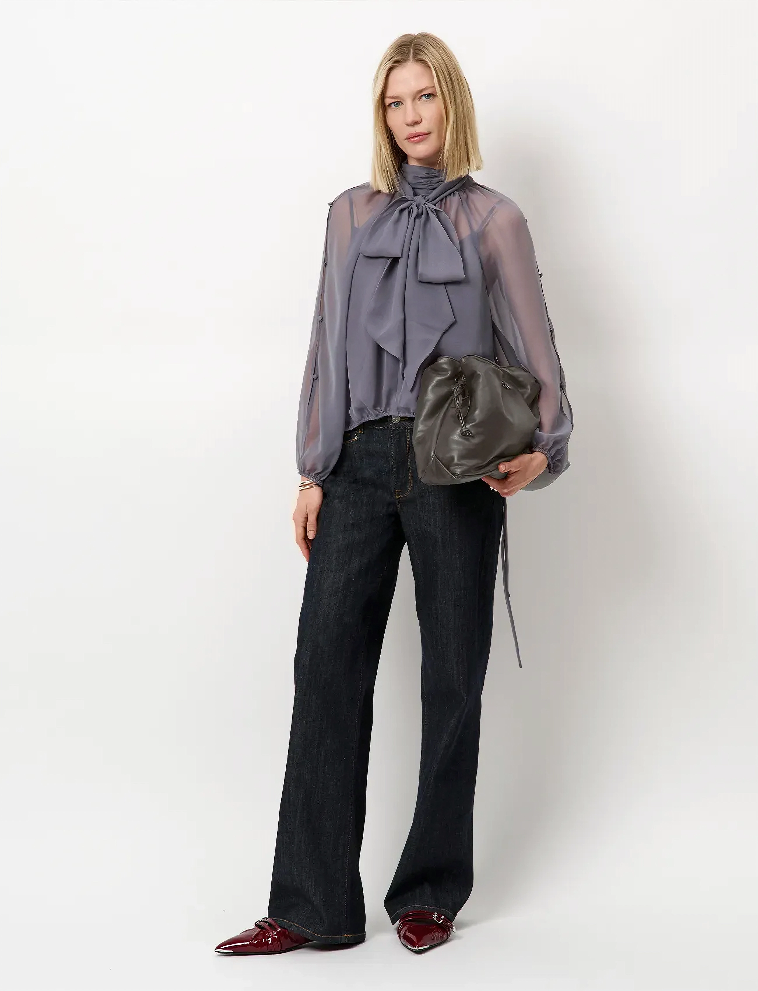 Dante6 - Dante6-Sonia bohemian blouse - langærmede bluser - thunder blue - 5