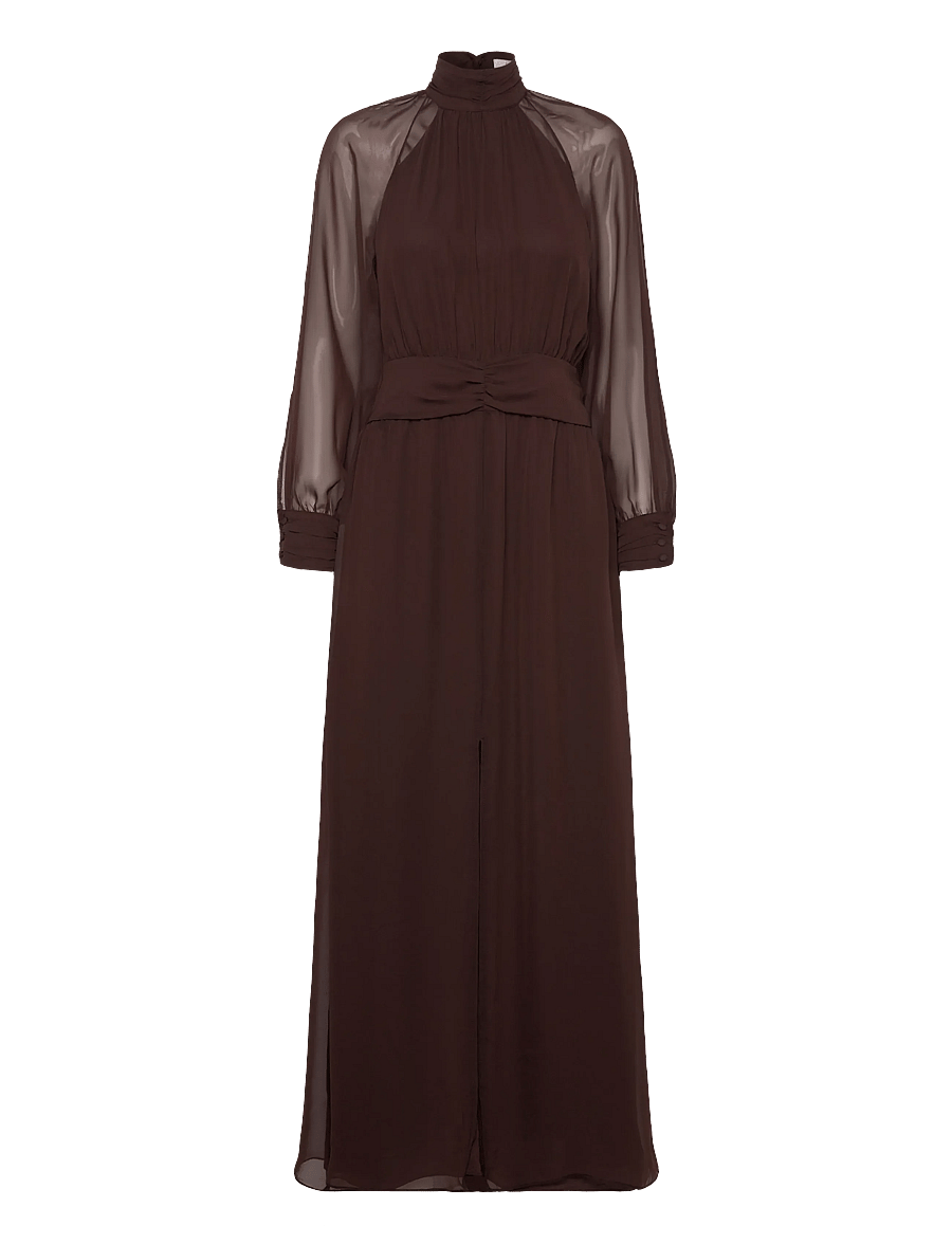 Dante6 - Dante6-Rita bohemian maxi dress - garas kleitas - espresso brown - 1