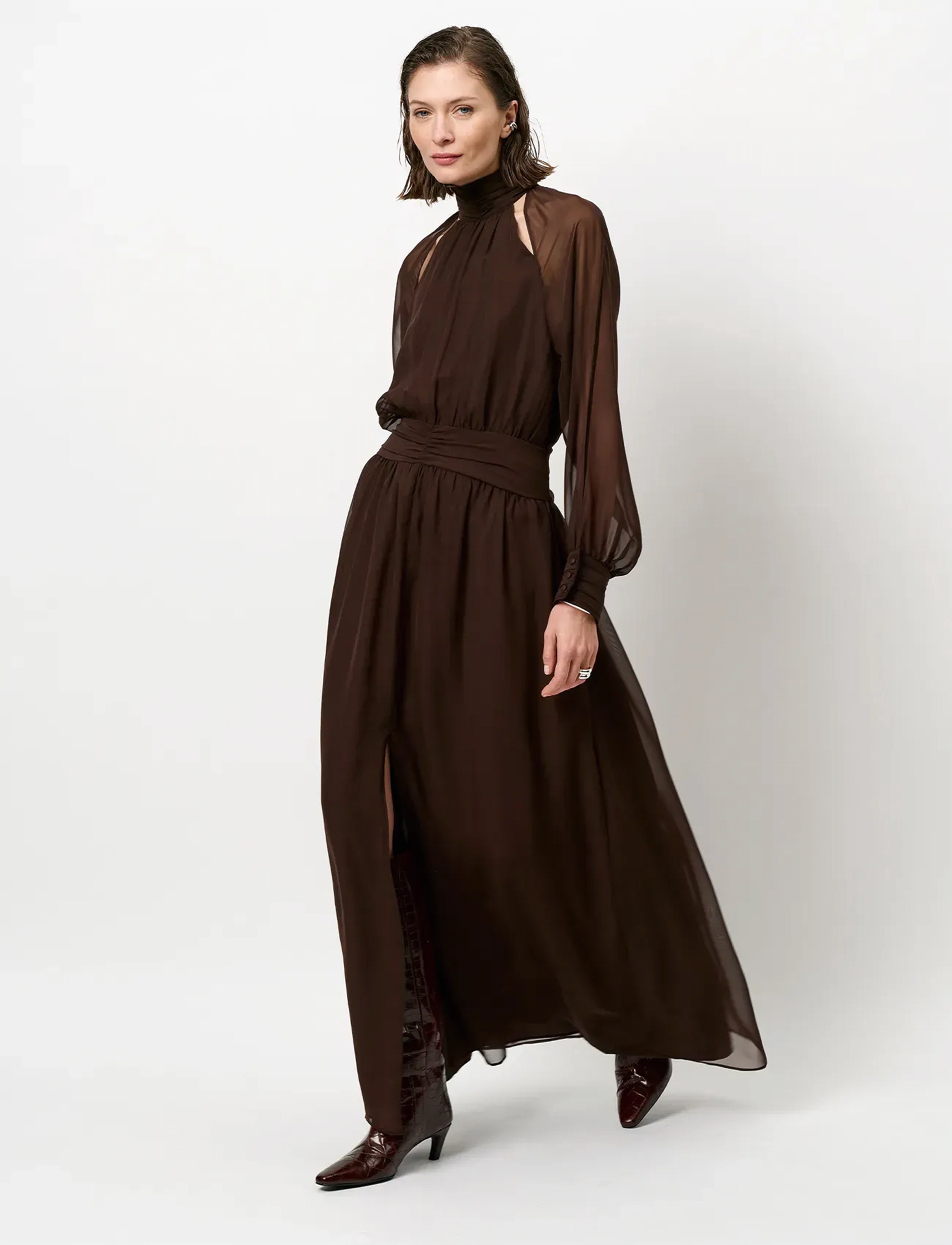Dante6 -Rita Bohemian Maxi Dress, 36, Dresses, Braun - Frauen