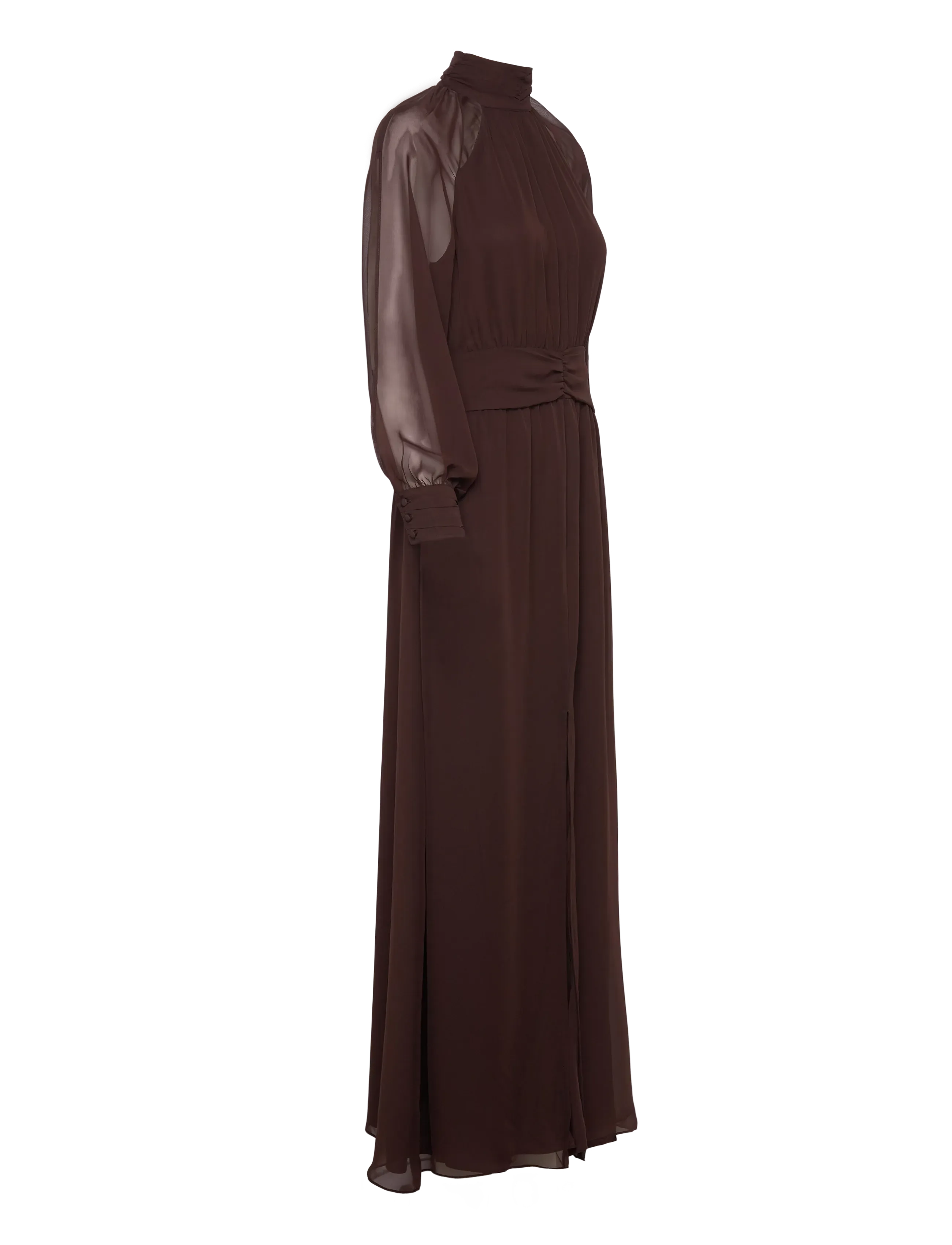 Dante6 - Dante6-Rita bohemian maxi dress - garas kleitas - espresso brown - 4