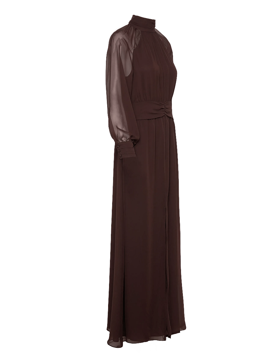 Dante6 - Dante6-Rita bohemian maxi dress - garas kleitas - espresso brown - 4