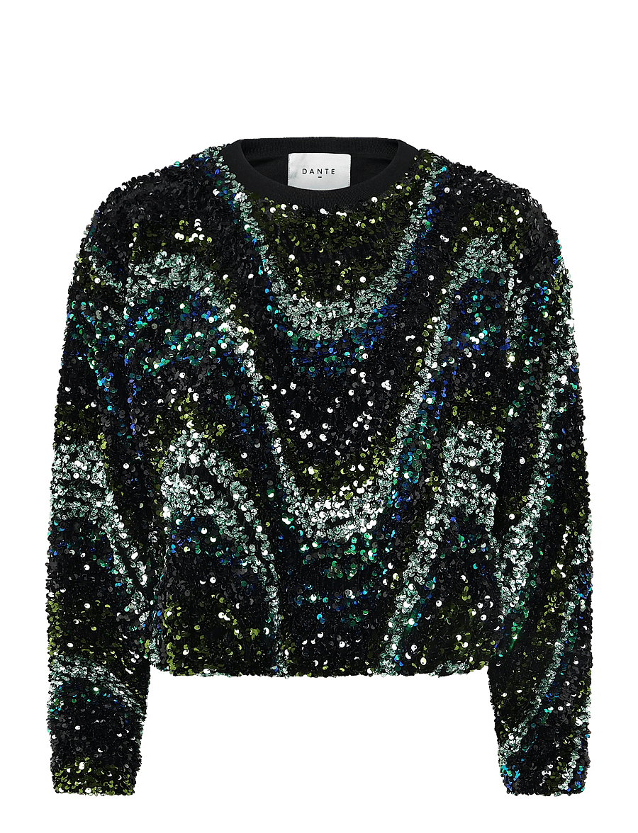 Dante6 - Dante6-Lizy sequins top - pullover - bottle green - 0
