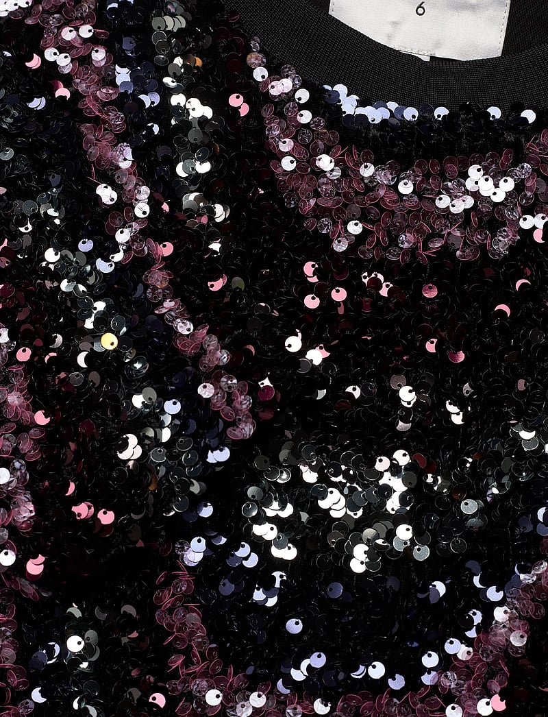 Dante6 - Dante6-Lizy sequins top - stickade tröjor - mulberry red - 5