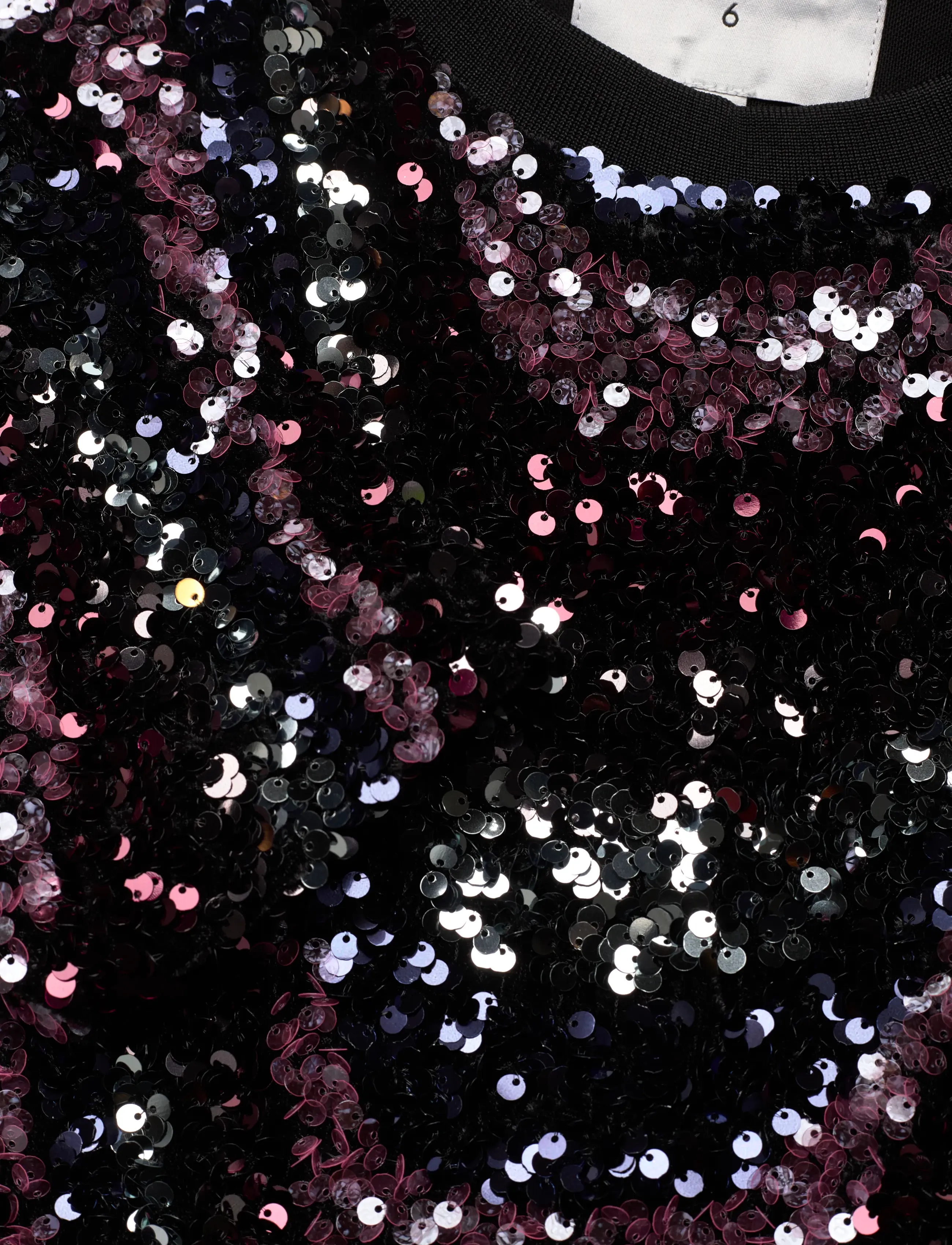 Dante6 - Dante6-Lizy sequins top - jumpers - mulberry red - 5
