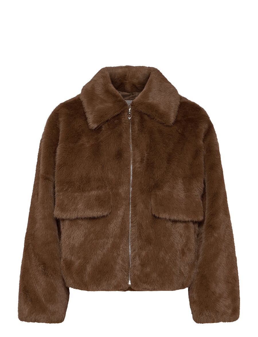 Dante6 - Dante6-Entity faux fur bomber jacket - imitatiebont jassen - granola brown - 1