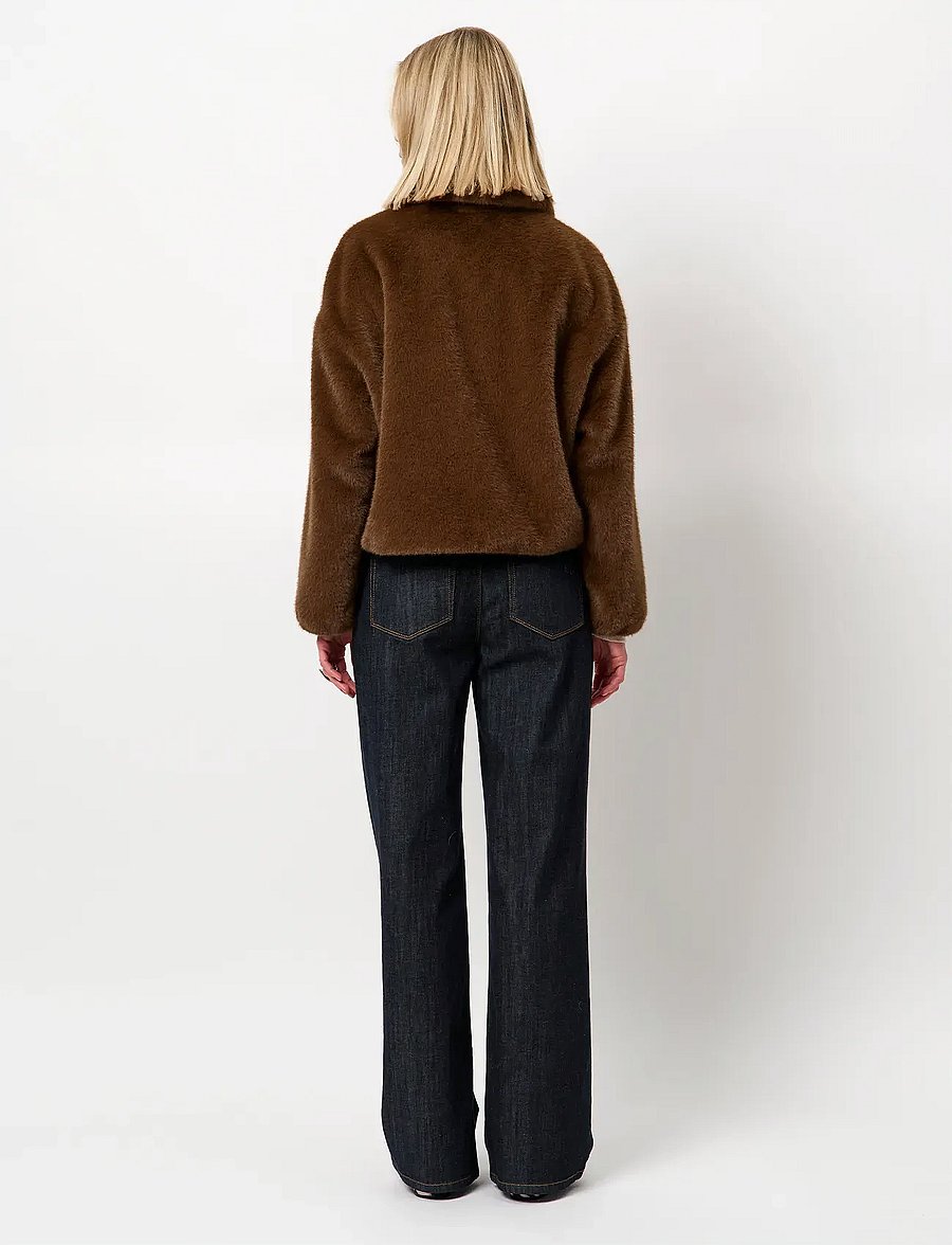 Dante6 - Dante6-Entity faux fur bomber jacket - imitatiebont jassen - granola brown - 4