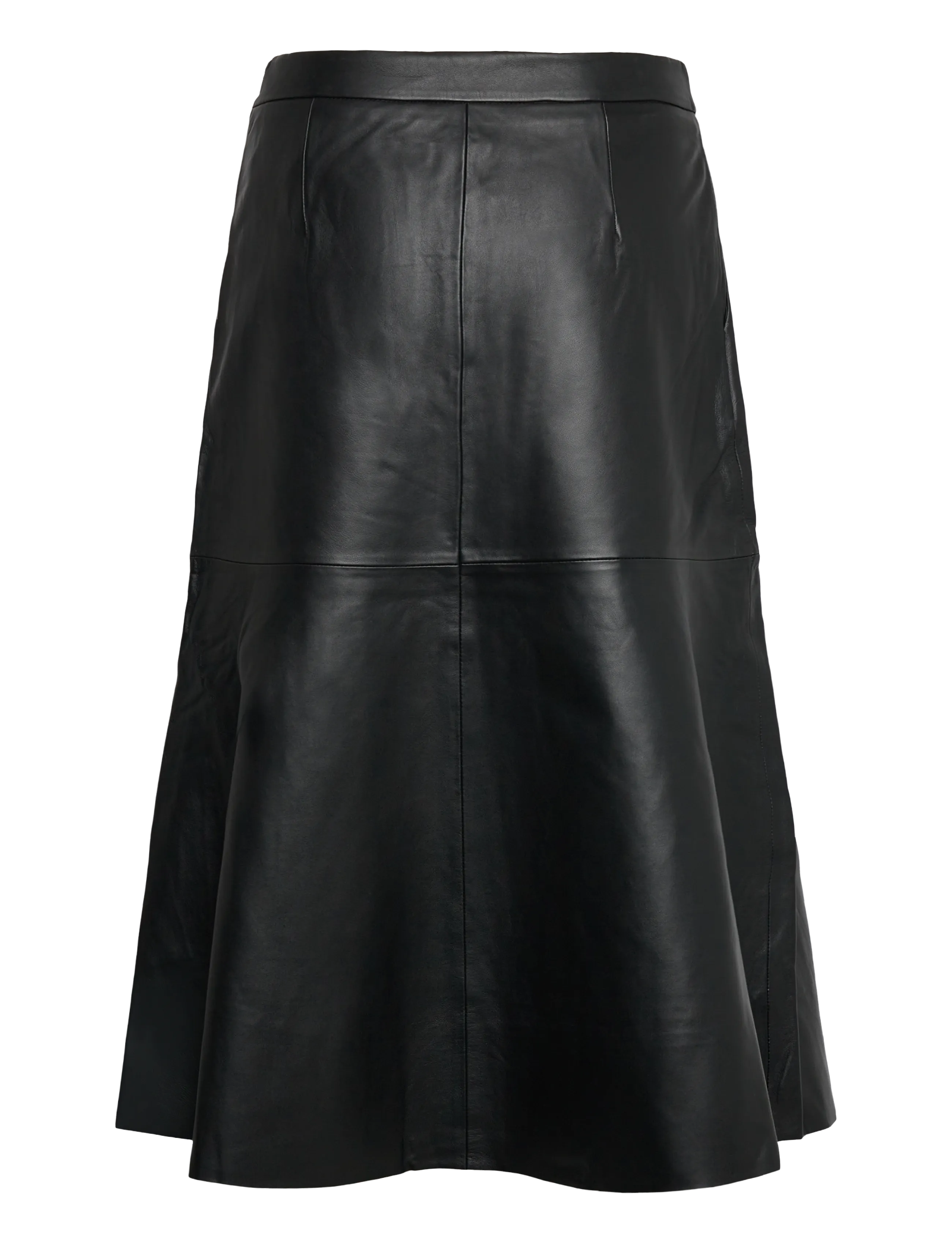 Dante6 - Dante6-Colleen flared leather skirt - lederröcke - raven - 1