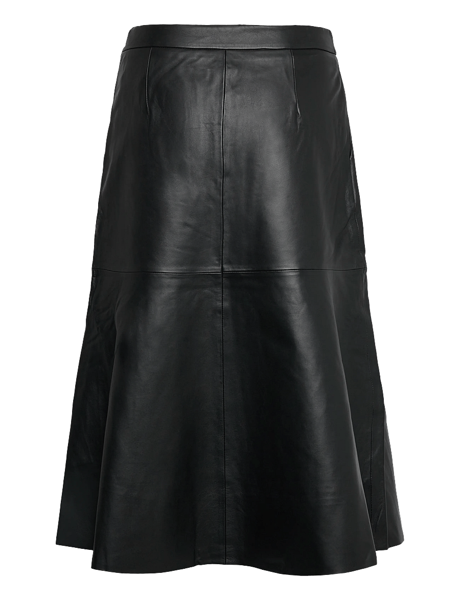 Dante6 - Dante6-Colleen flared leather skirt - lederröcke - raven - 1